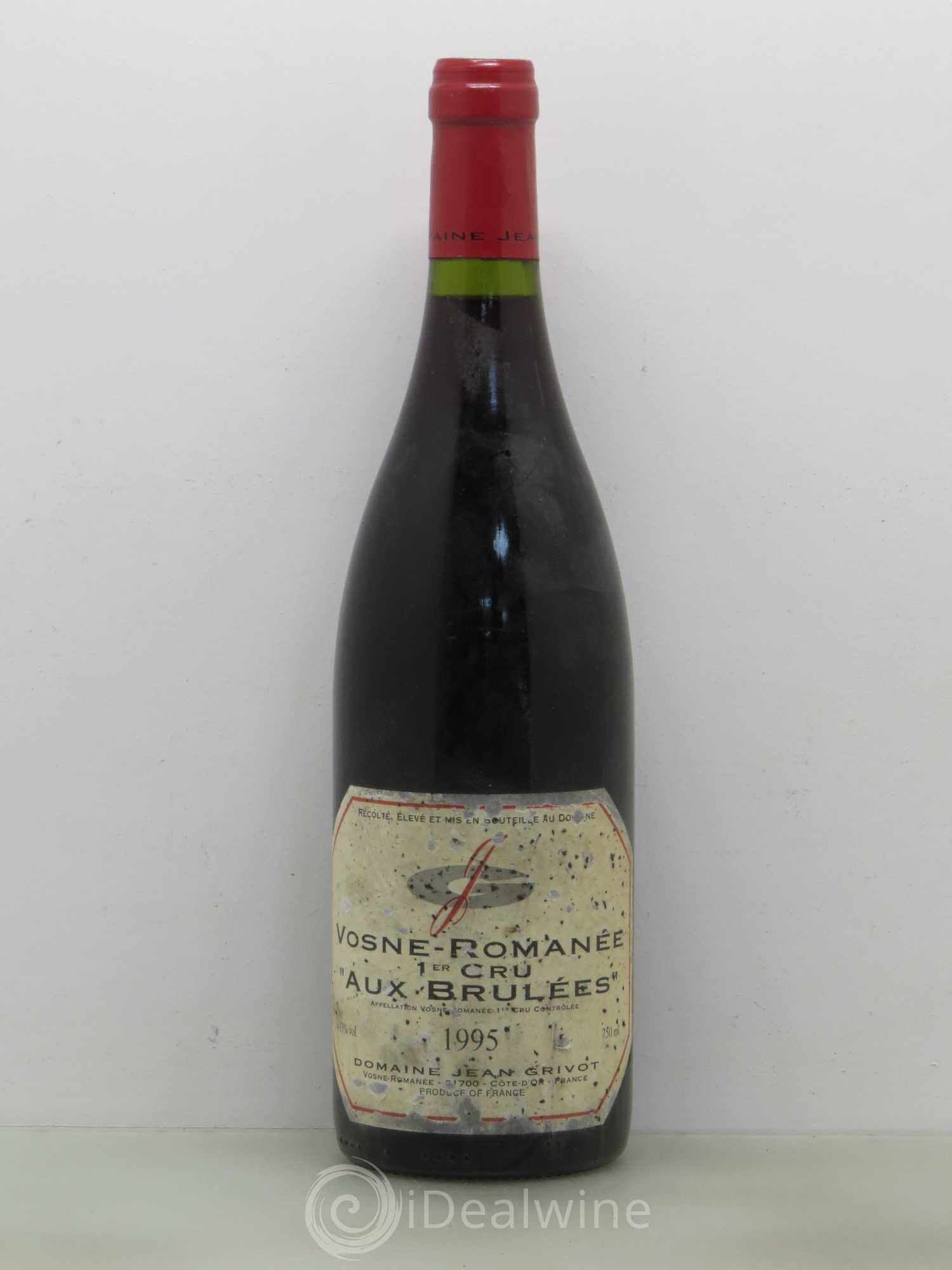 Vosne-Romanée 1er Cru Aux Brûlées Jean Grivot 1995 - Lot de 1 bouteille - 0