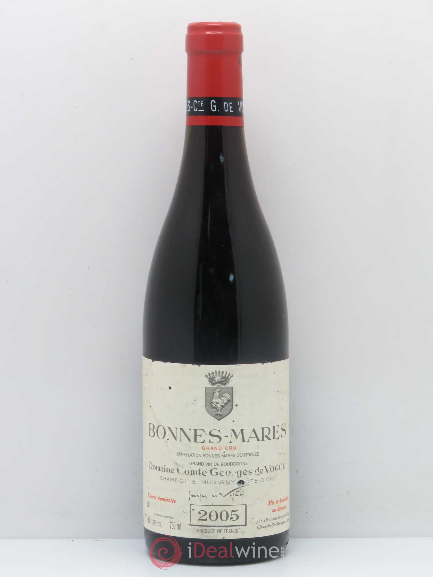 Bonnes-Mares Grand Cru Comte Georges de Vogüé 2005 - Lot de 1 bouteille - 0