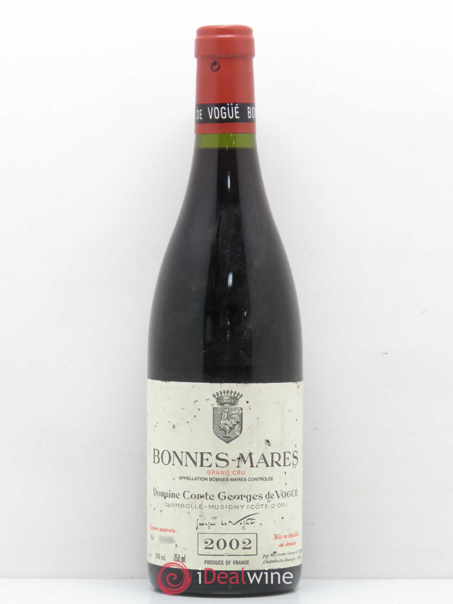Bonnes-Mares Grand Cru Comte Georges de Vogüé 2002 - Lot de 1 bouteille - 0