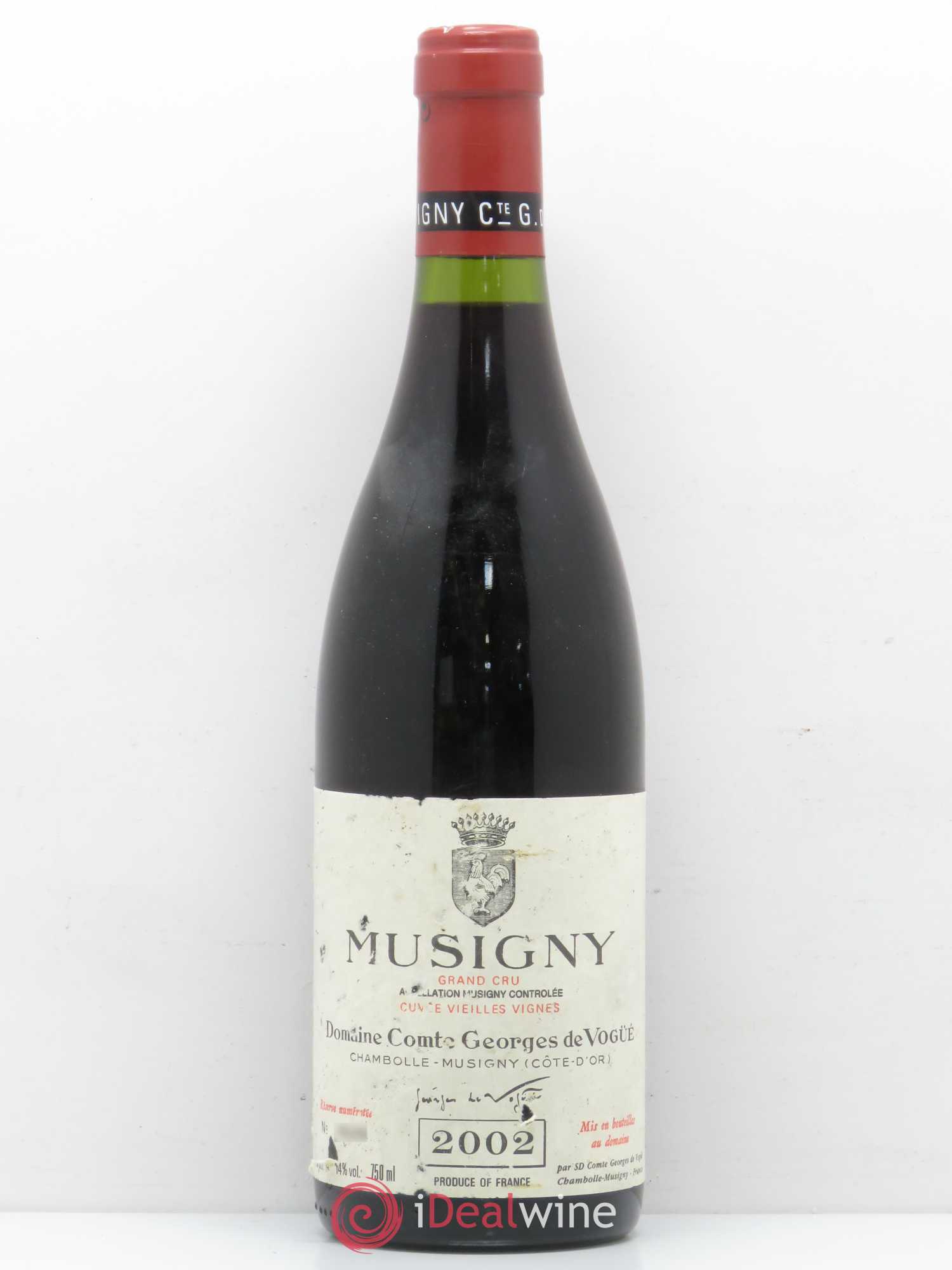 Musigny Grand Cru Cuvée Vieilles Vignes Comte Georges de Vogüé Cuvée Vieilles vignes 2002 - Lot de 1 bouteille - 0