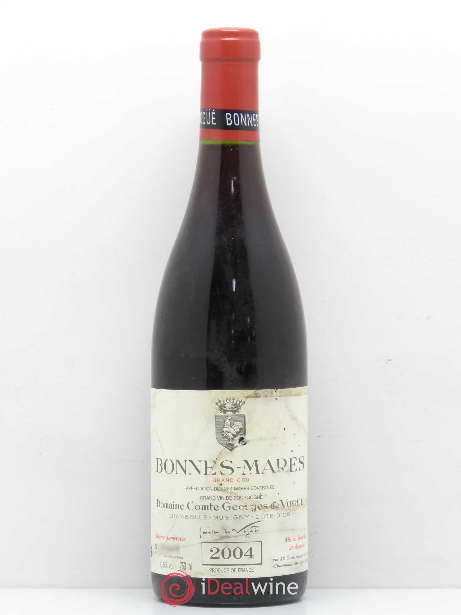 Bonnes-Mares Grand Cru Comte Georges de Vogüé 2004 - Lot de 1 bouteille - 0