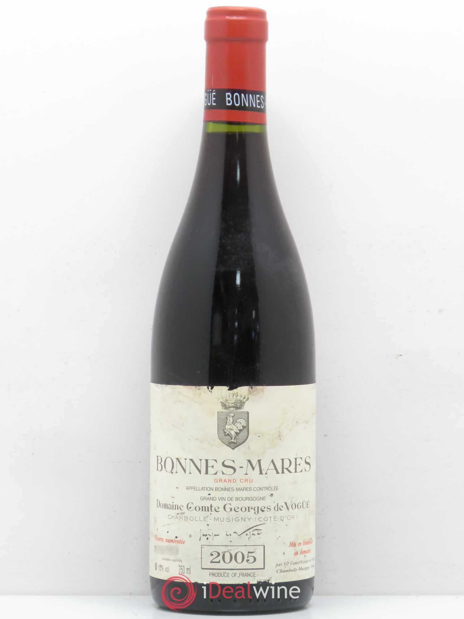 Bonnes-Mares Grand Cru Comte Georges de Vogüé 2005 - Lot de 1 bouteille - 0