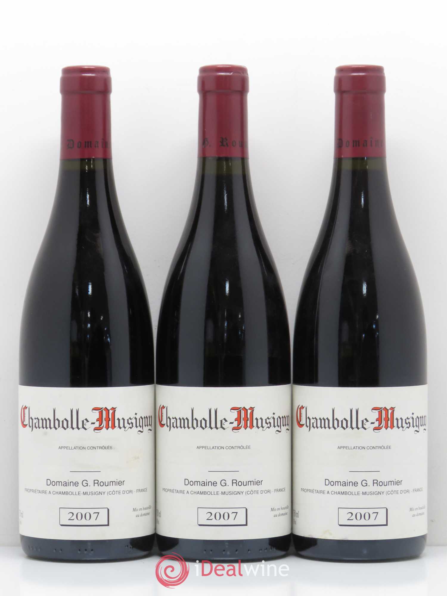 Chambolle-Musigny Georges Roumier (Domaine) 2007 - Lot de 3 bouteilles - 0
