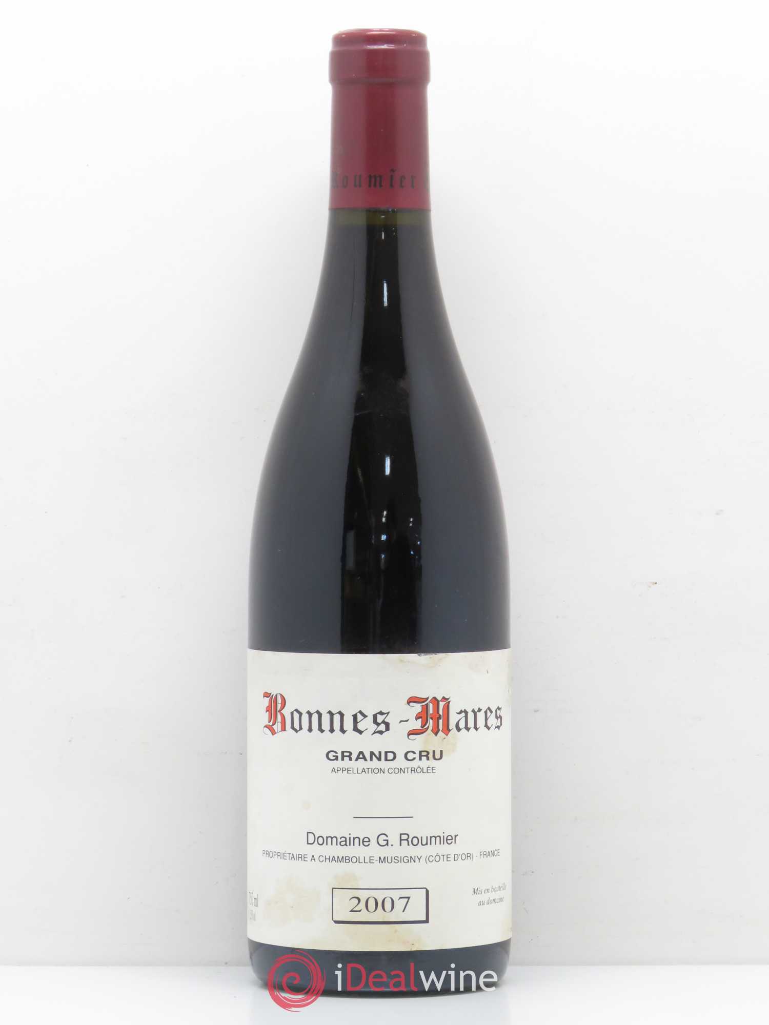 Bonnes-Mares Grand Cru Georges Roumier (Domaine) 2007 - Lot de 1 bouteille - 0