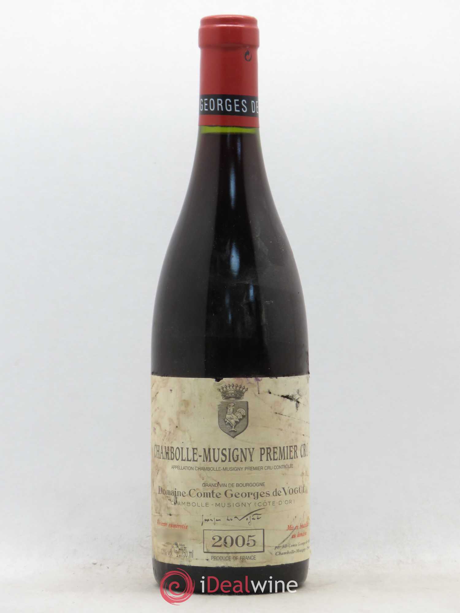 Chambolle-Musigny 1er Cru Comte Georges de Vogüé 2005 - Lot de 1 bouteille - 0
