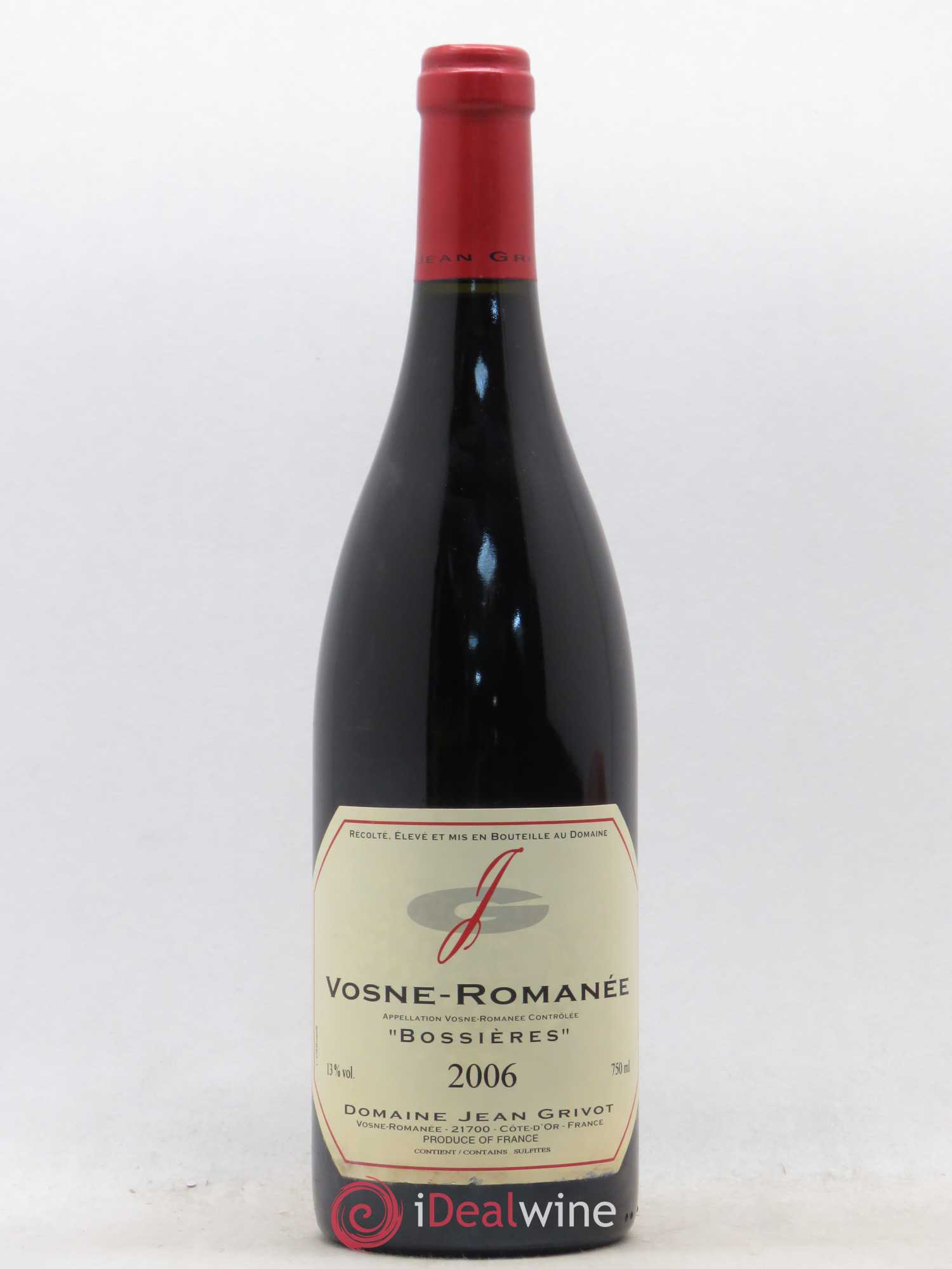 Vosne-Romanée Bossières Jean Grivot 2006 - Lot de 1 bouteille - 0