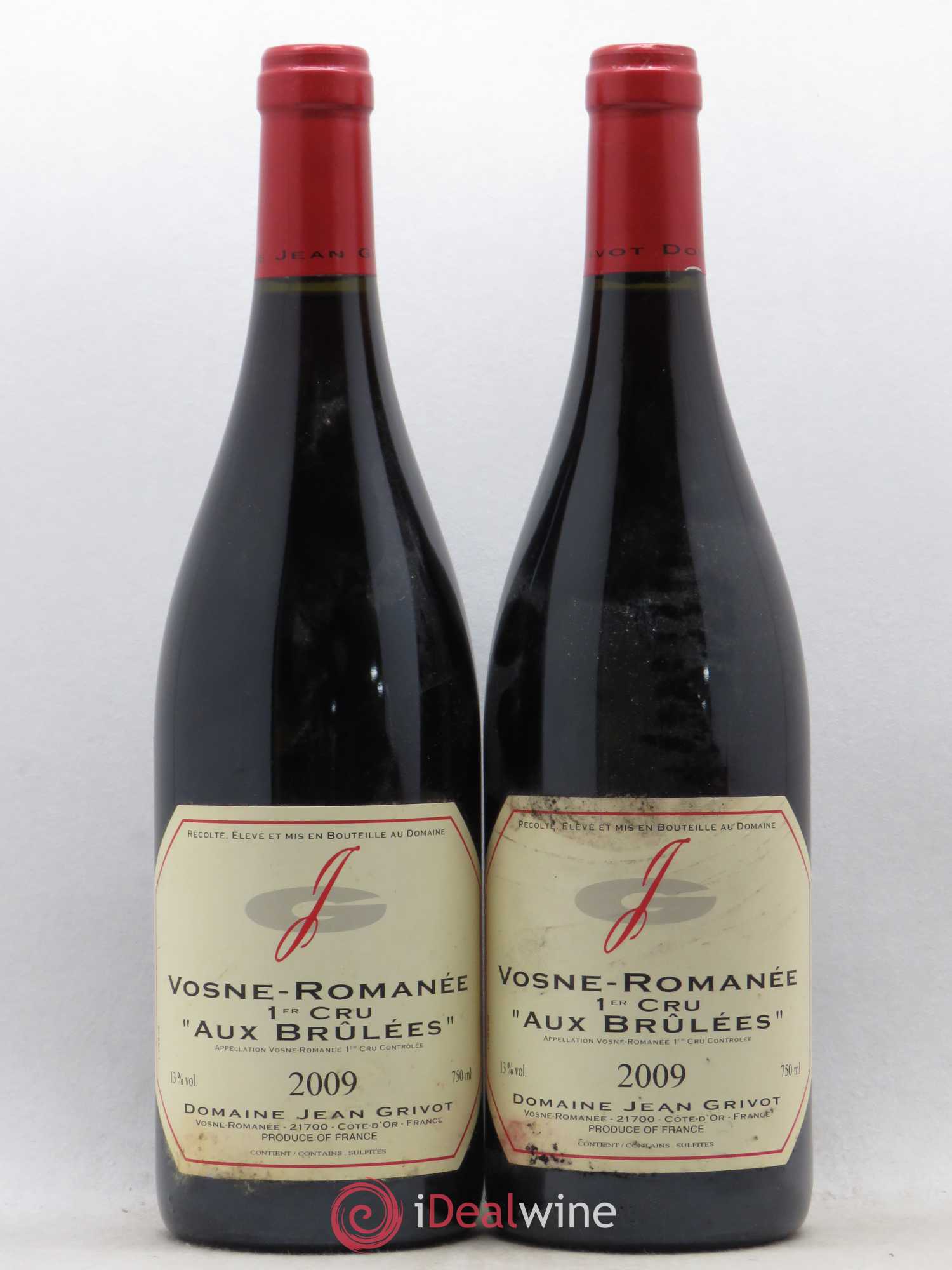 Vosne-Romanée 1er Cru Aux Brûlées Jean Grivot 2009 - Lot de 2 bouteilles - 0