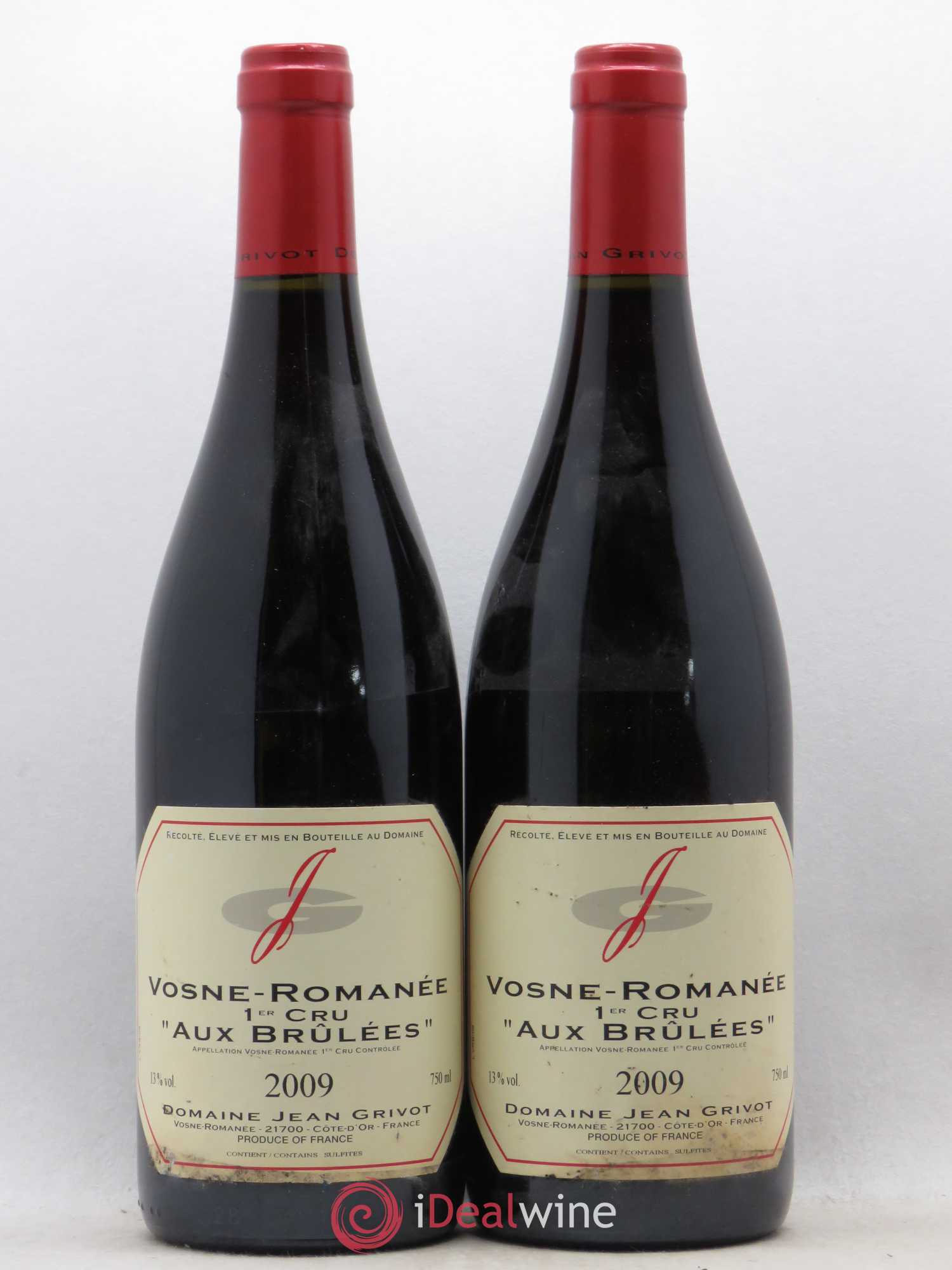Vosne-Romanée 1er Cru Aux Brûlées Jean Grivot 2009 - Lot de 2 bouteilles - 0