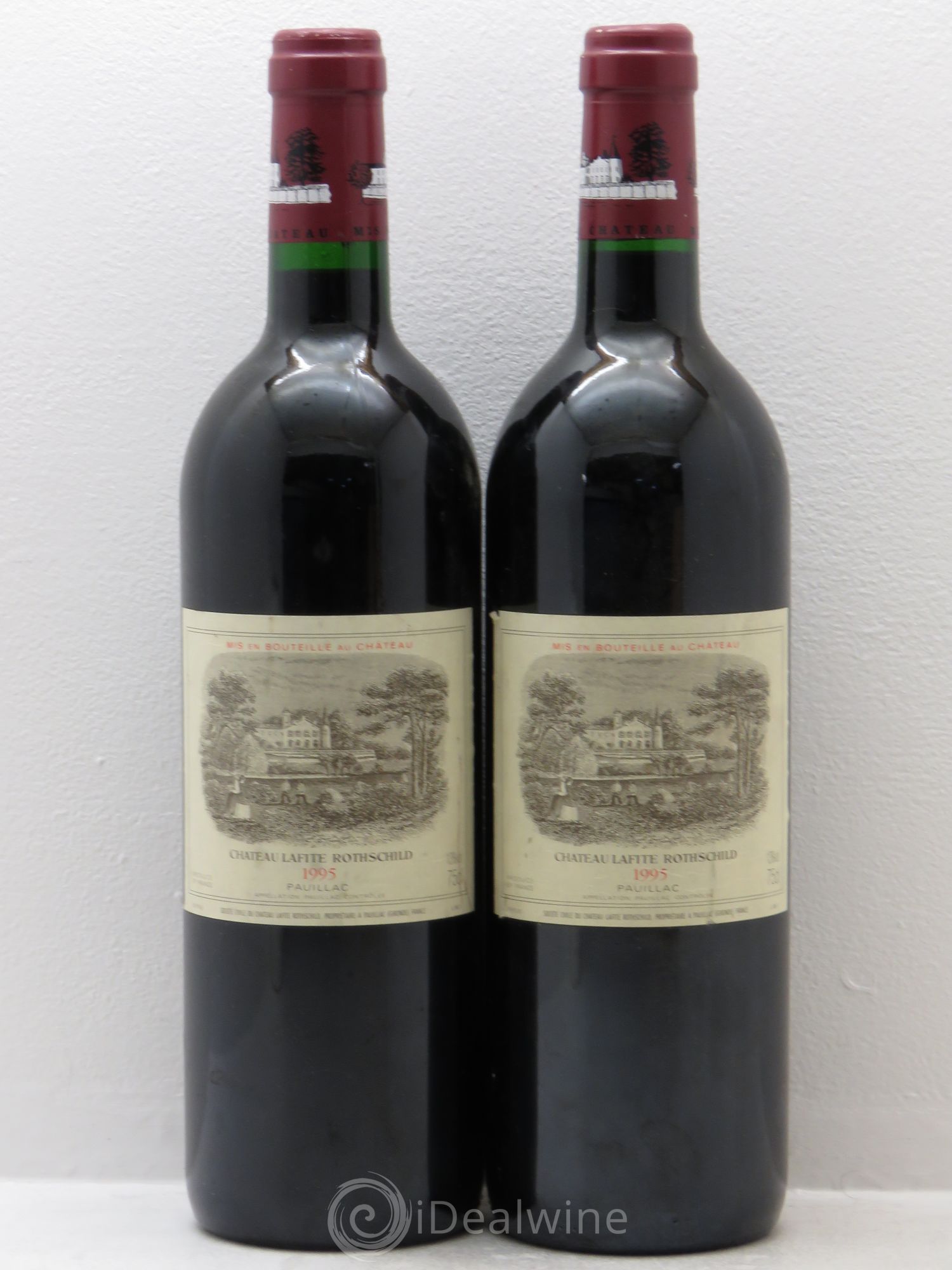 Château Lafite Rothschild 1er Grand Cru Classé 1995 - Lot de 2 bouteilles - 0