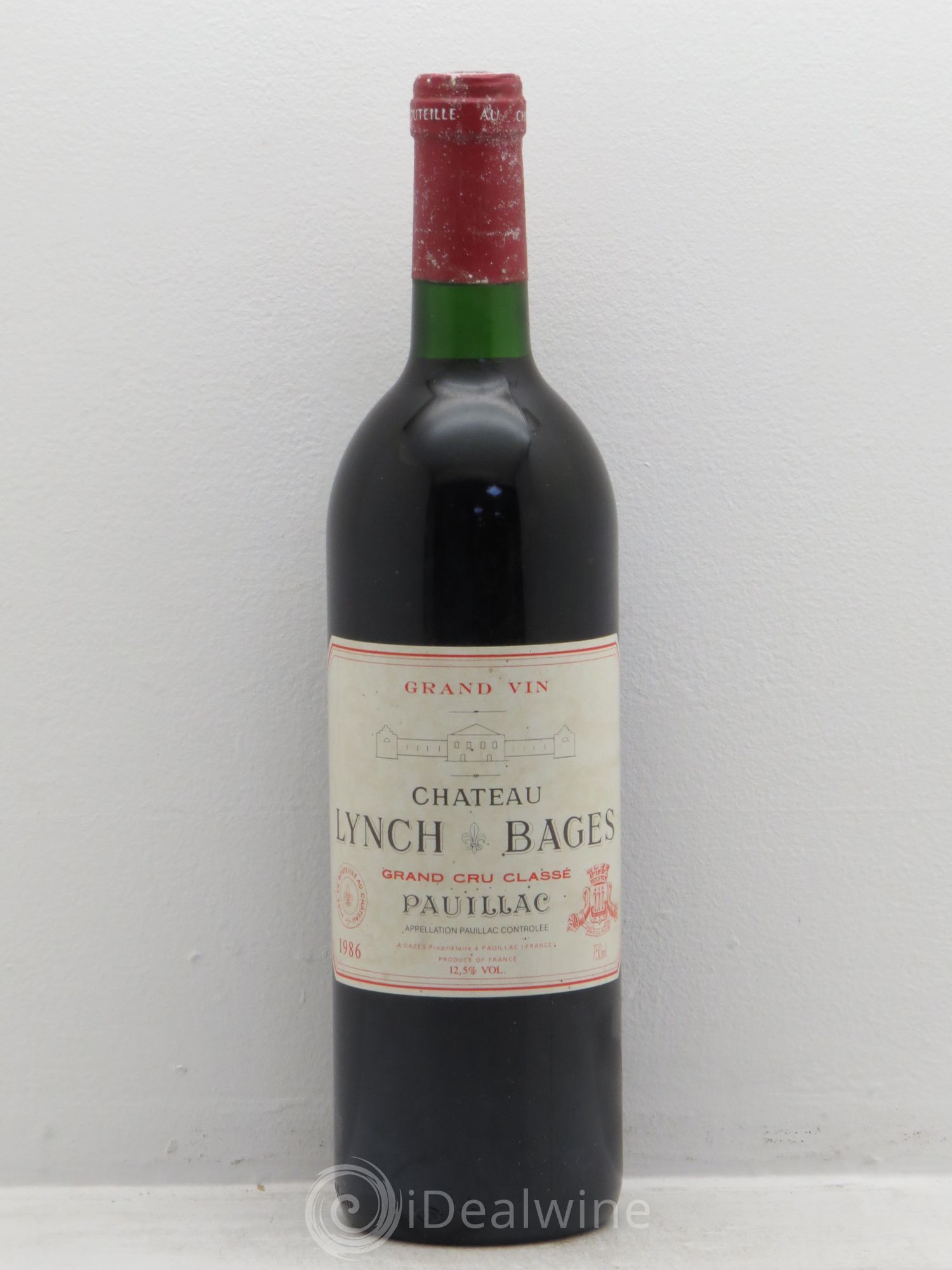 Château Lynch Bages 5ème Grand Cru Classé 1986 - Lot de 1 bouteille - 0