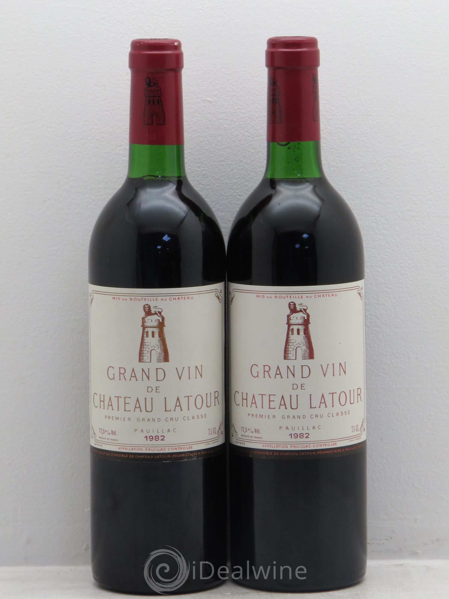Château Latour 1er Grand Cru Classé 1982 - Lot de 2 bouteilles - 0