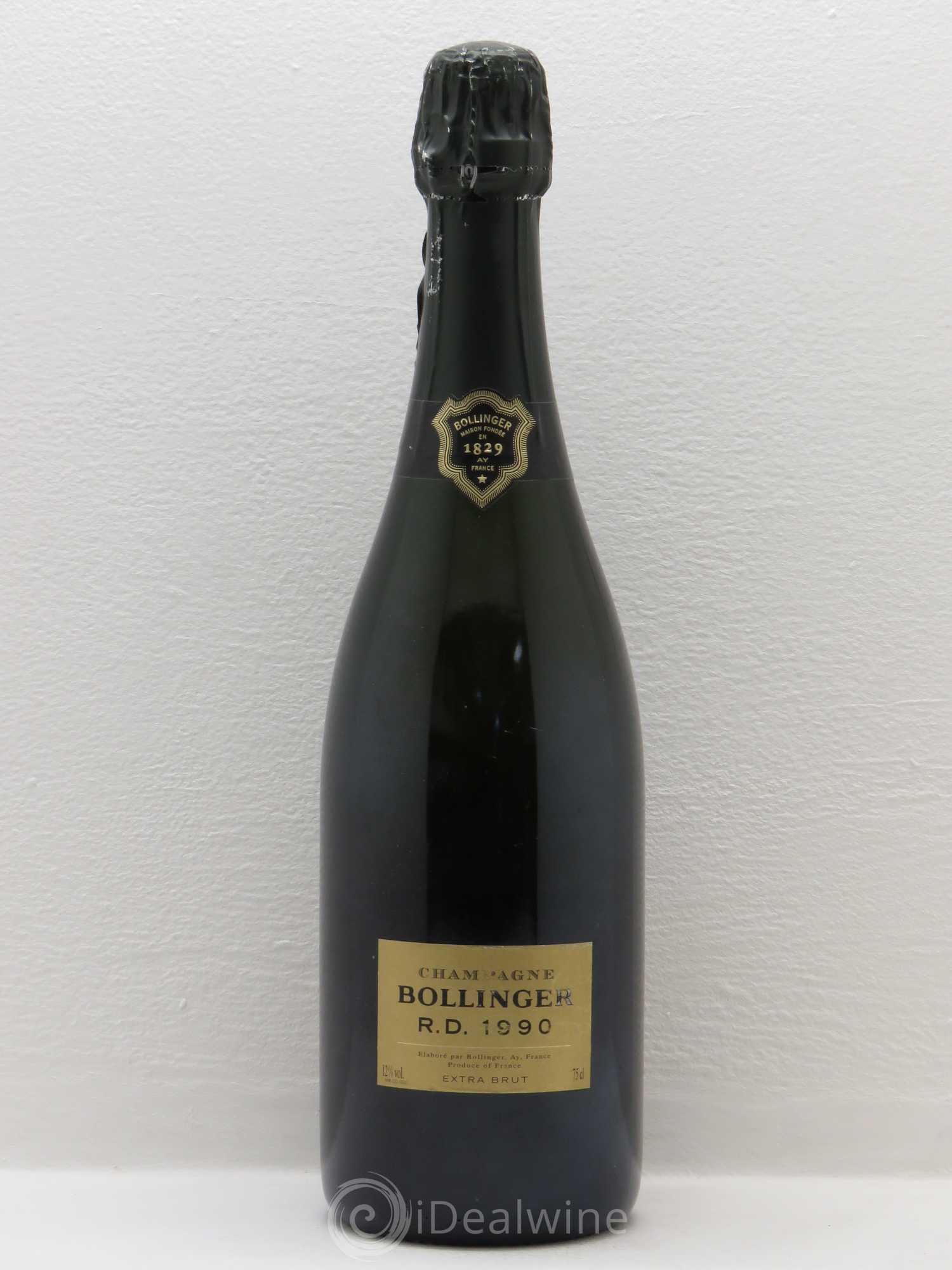 R.D. Extra-Brut Bollinger Extra Brut 1990 - Lot de 1 bouteille - 0
