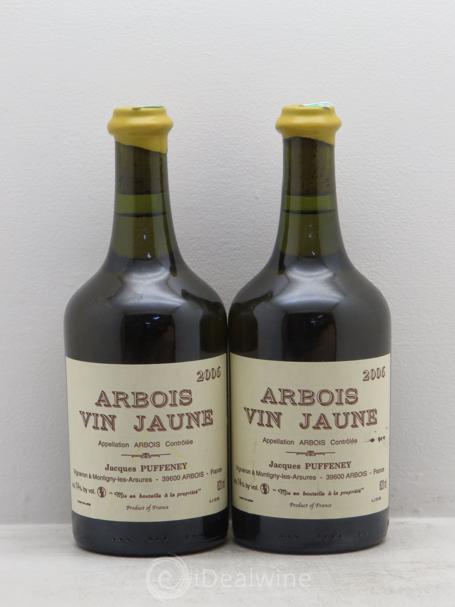 Arbois Vin Jaune Jacques Puffeney 2006 - Lot de 2 bouteilles - 0
