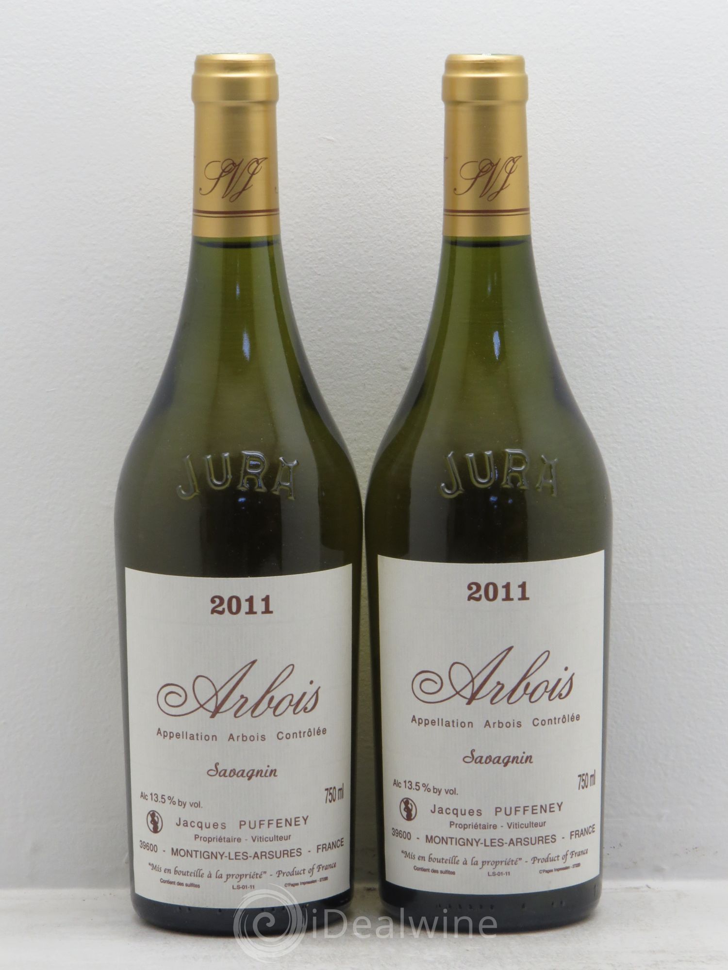 Arbois Savagnin Jacques Puffeney 2011 - Posten von 2 Flaschen - 0