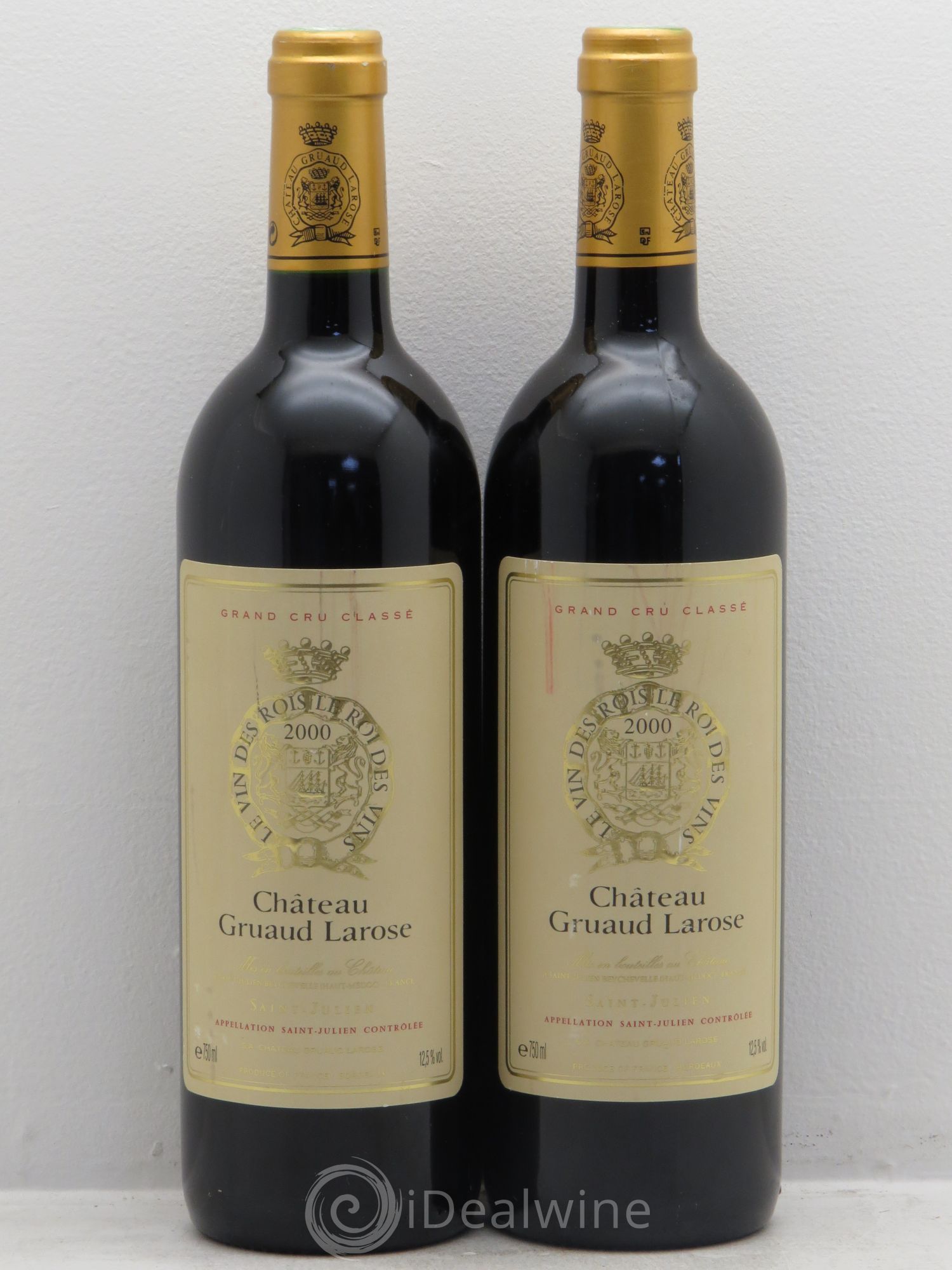 Château Gruaud Larose 2ème Grand Cru Classé 2000 - Lot de 2 bouteilles - 0
