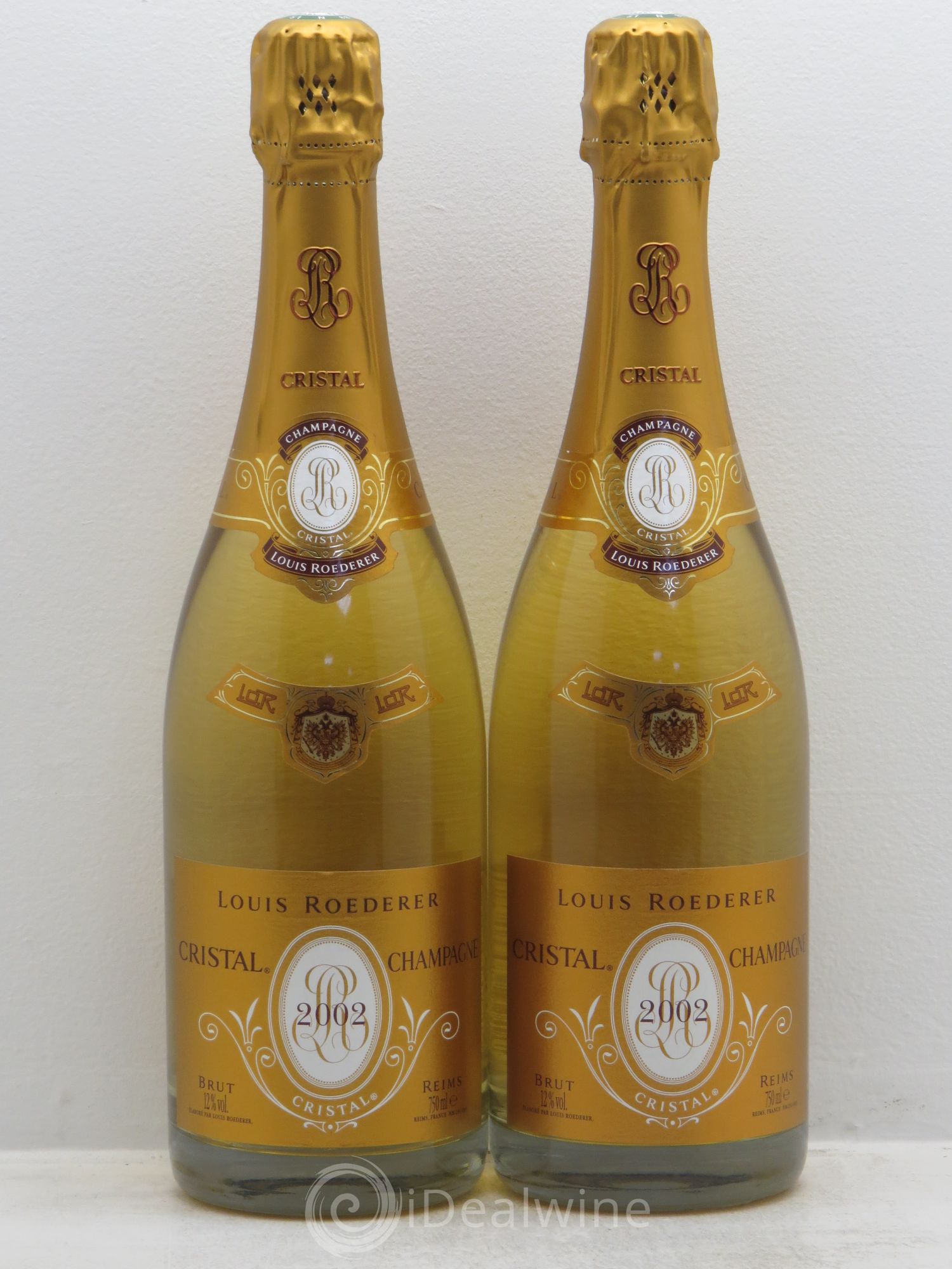 Cristal Louis Roederer 2002 - Lot de 2 bouteilles - 0