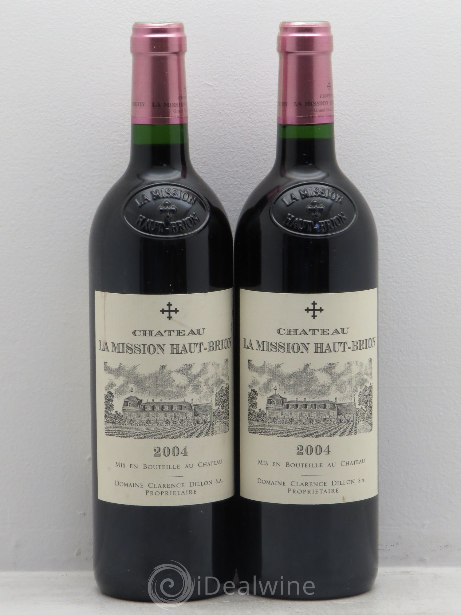 Château la Mission Haut-Brion Cru Classé de Graves 2004 - Lot de 2 bouteilles - 0