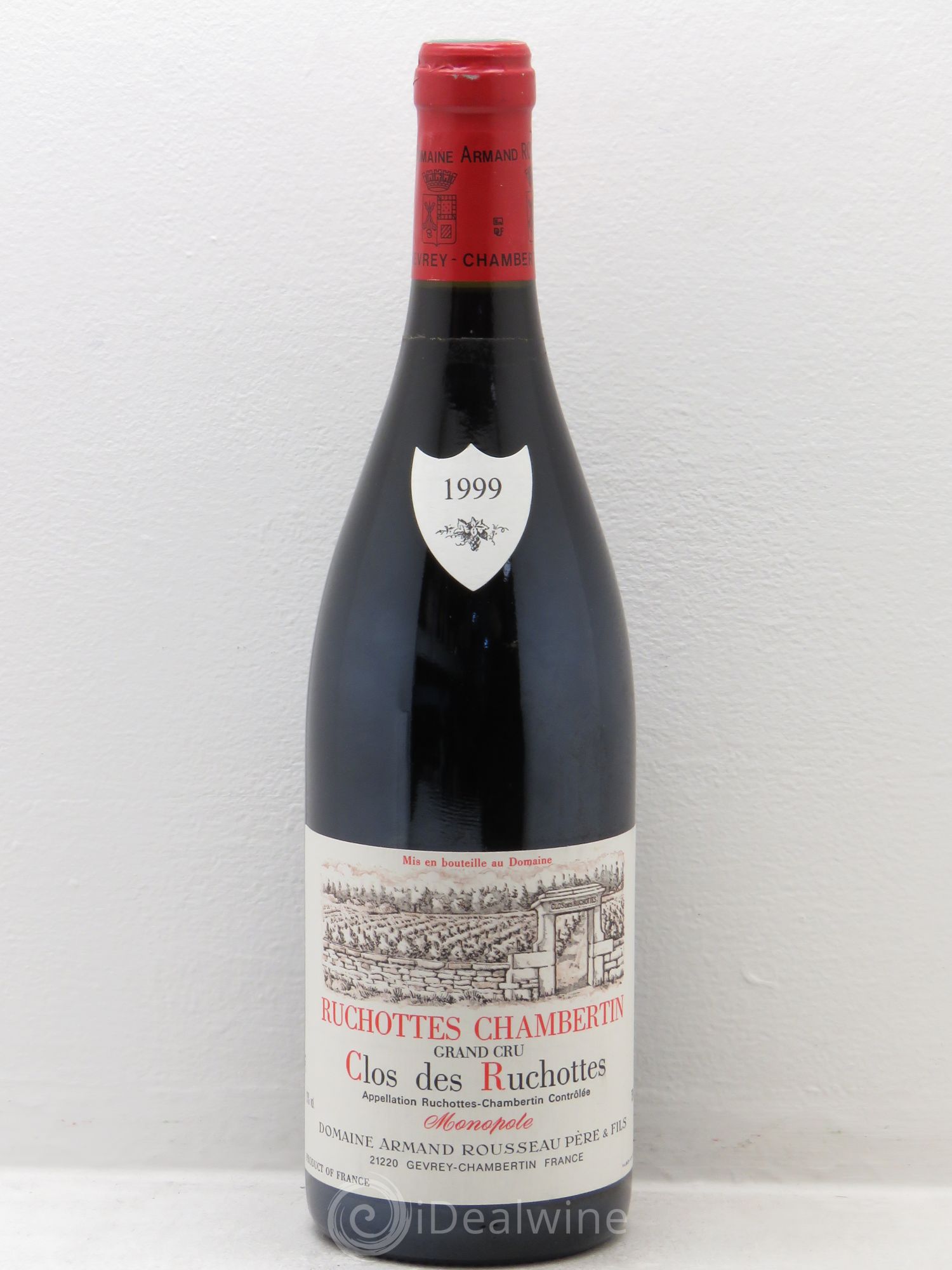 Ruchottes-Chambertin Grand Cru Clos des Ruchottes Armand Rousseau (Domaine) 1999 - Lot de 1 bouteille - 0