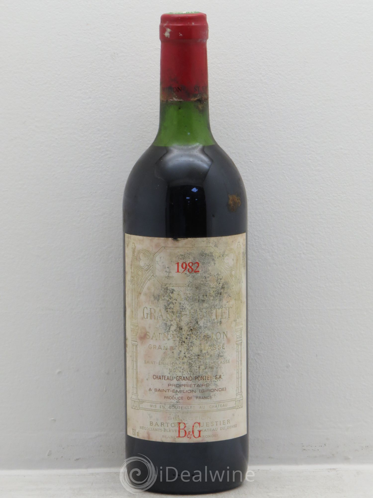 Château Grand Pontet Grand Cru Classé (sans prix de réserve) 1982 - Lot de 6 bouteilles - 0
