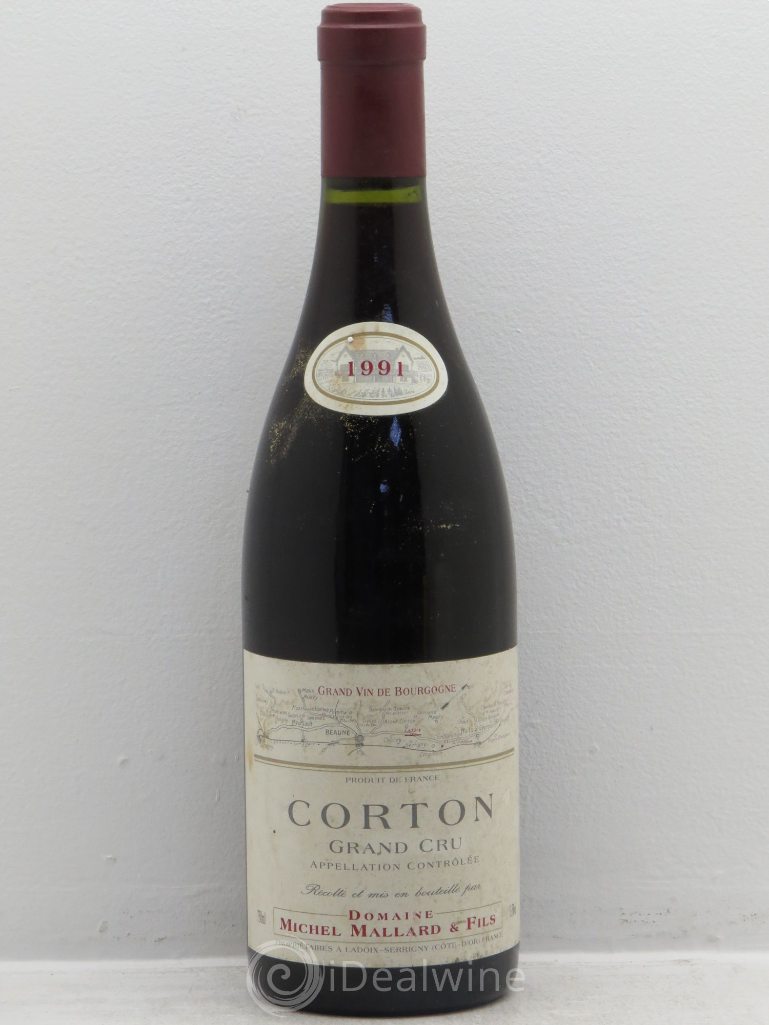 Corton Grand Cru Domaine Mallard 1991 - Lot de 1 bouteille - 0