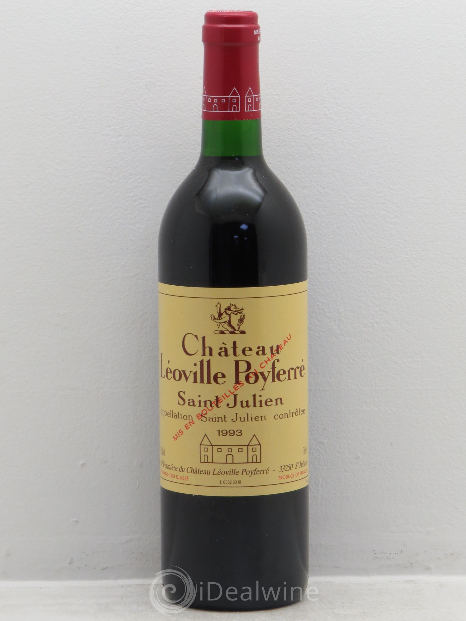 Château Léoville Poyferré 2ème Grand Cru Classé 1993 - Lot de 6 bouteilles - 0