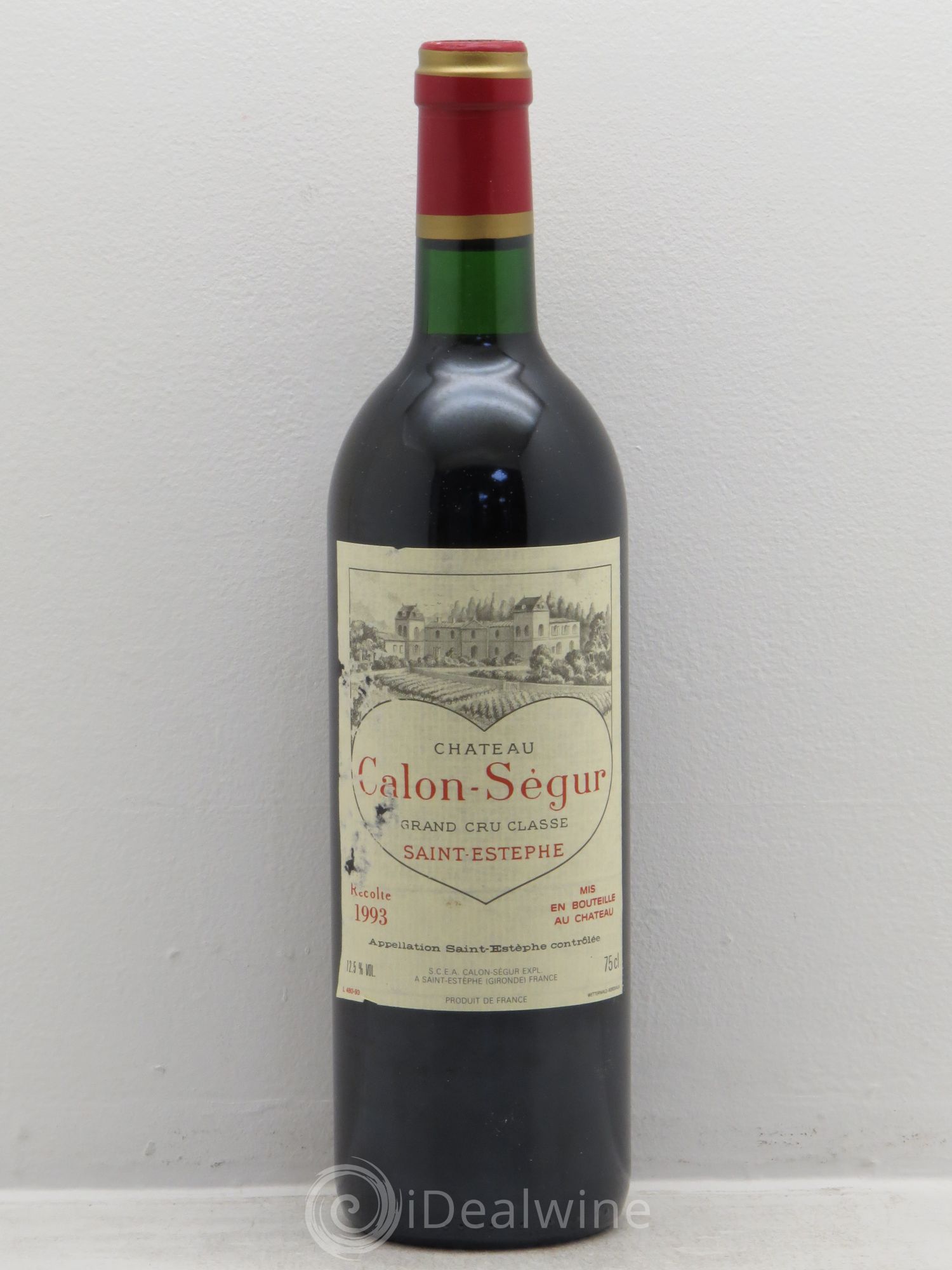 Château Calon Ségur 3ème Grand Cru Classé 1993 - Lot de 6 bouteilles - 0
