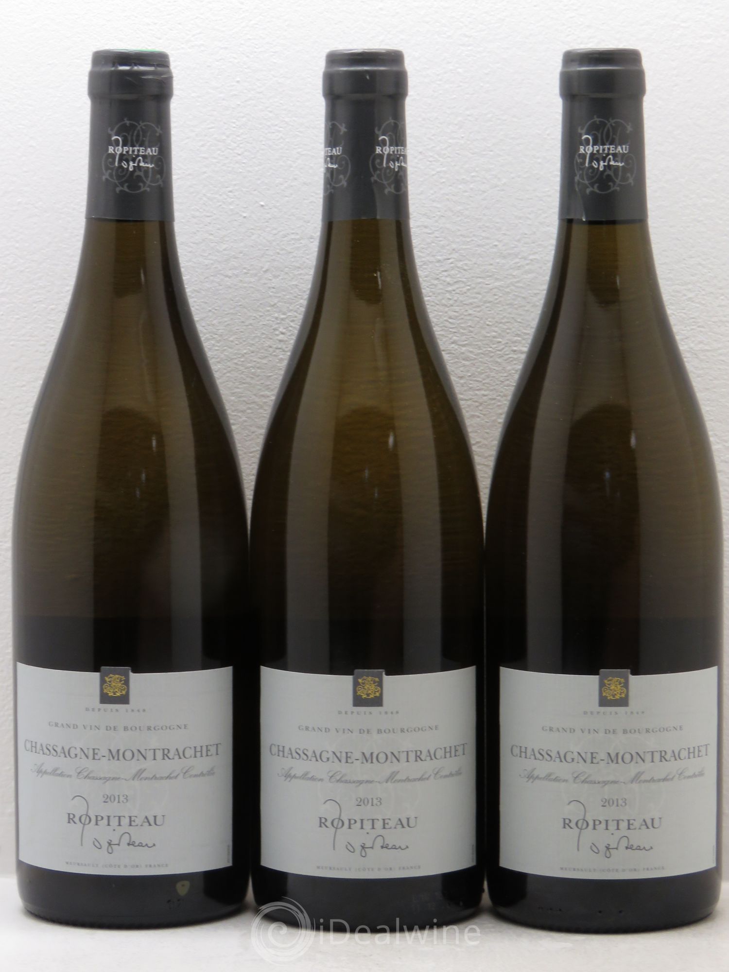 Chassagne-Montrachet Domaine Ropiteau 2013 - Lot de 3 bouteilles - 0