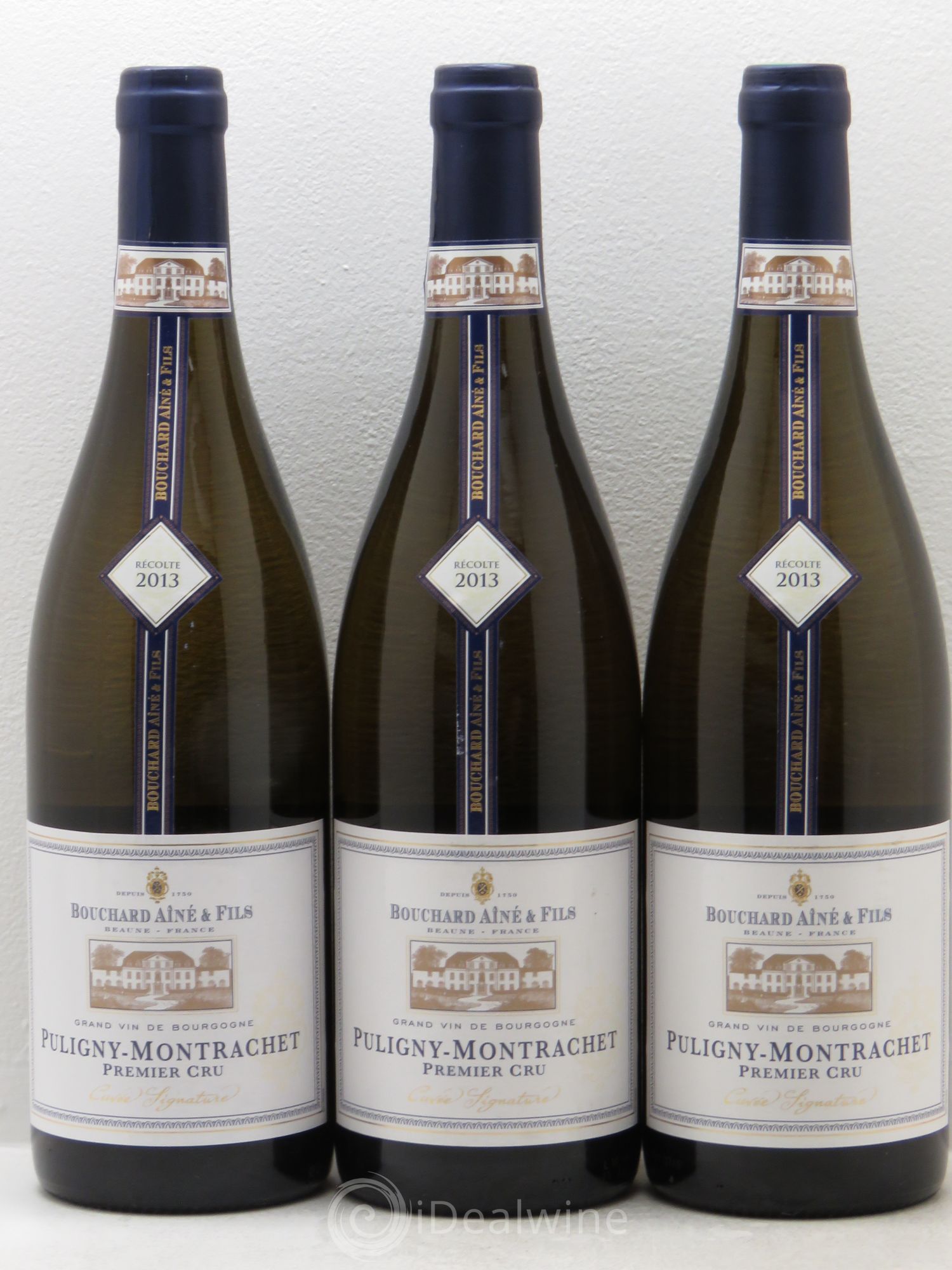 Puligny-Montrachet 1er Cru Cuvée Signature Bouchard Ainé 2013 - Posten von 3 Flaschen - 0