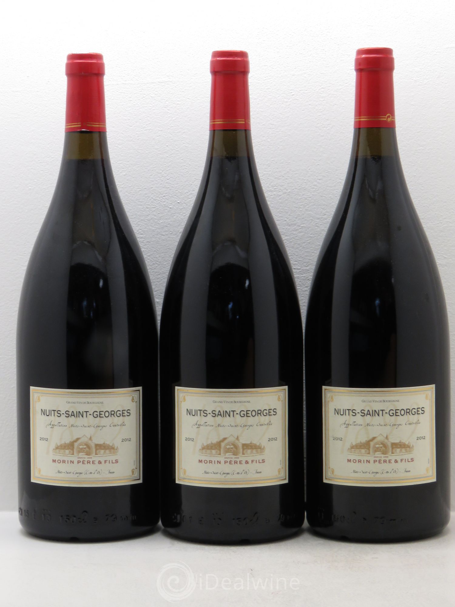 Nuits-Saint-Georges Domaine Morin 2012 - Lot de 3 magnums - 0
