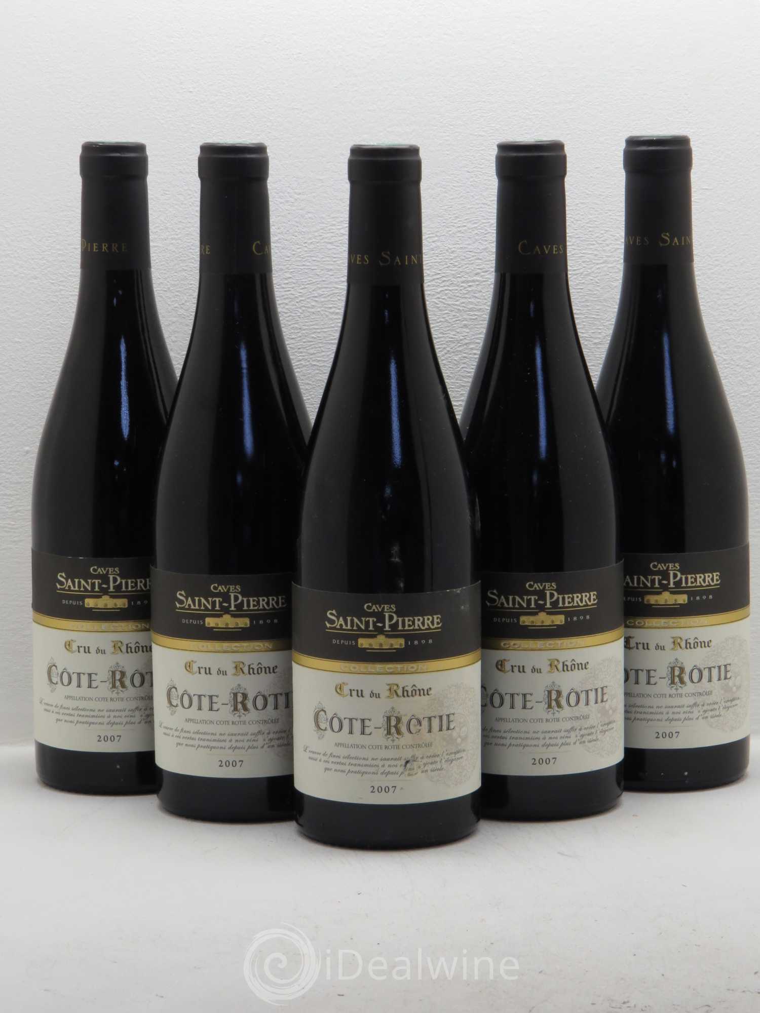 Côte-Rôtie Caves Saint Pierre 2007 - Posten von 5 Flaschen - 0