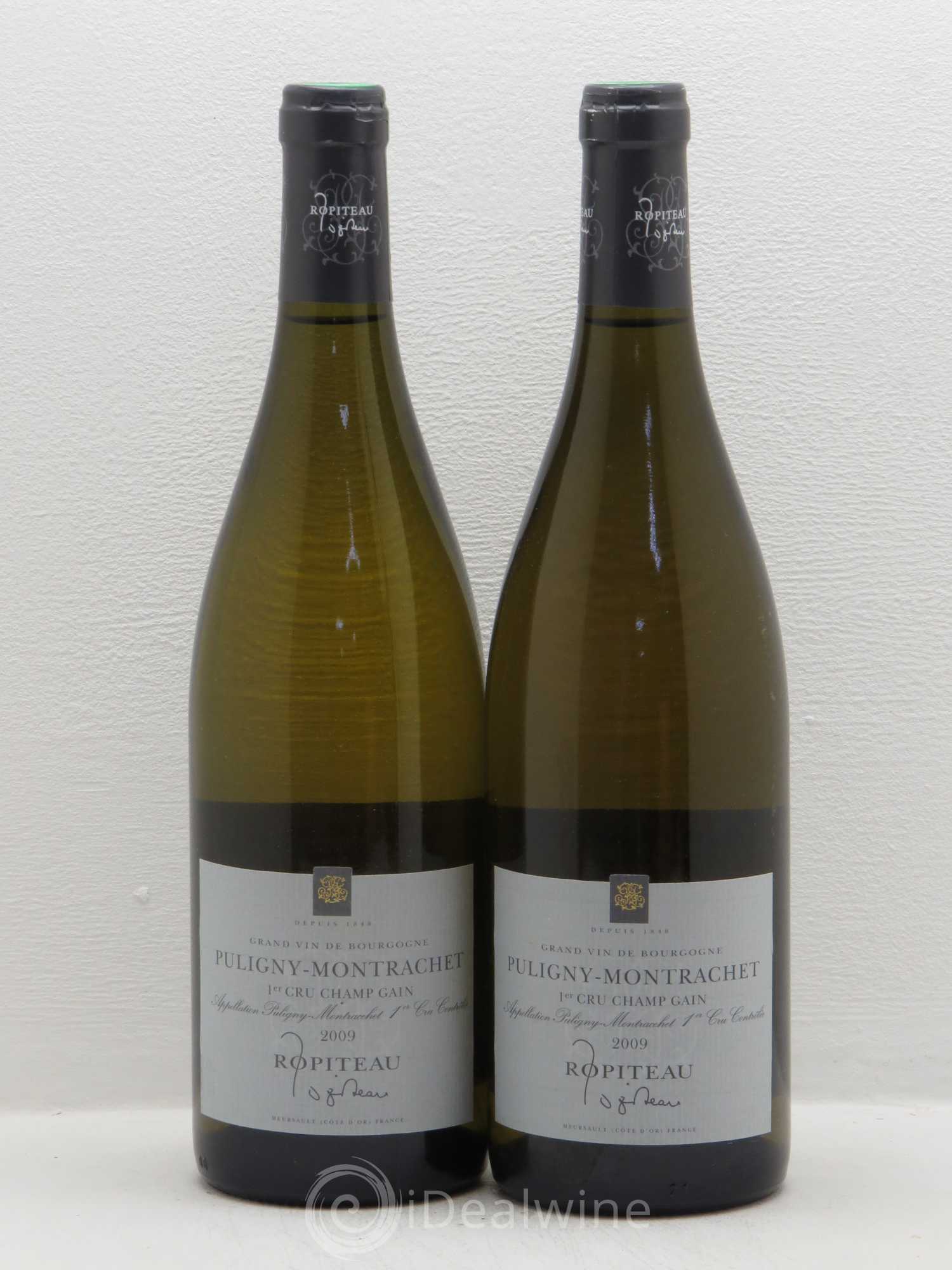 Puligny-Montrachet 1er Cru Champs Gain Ropiteau 2009 - Lot de 2 bouteilles - 0