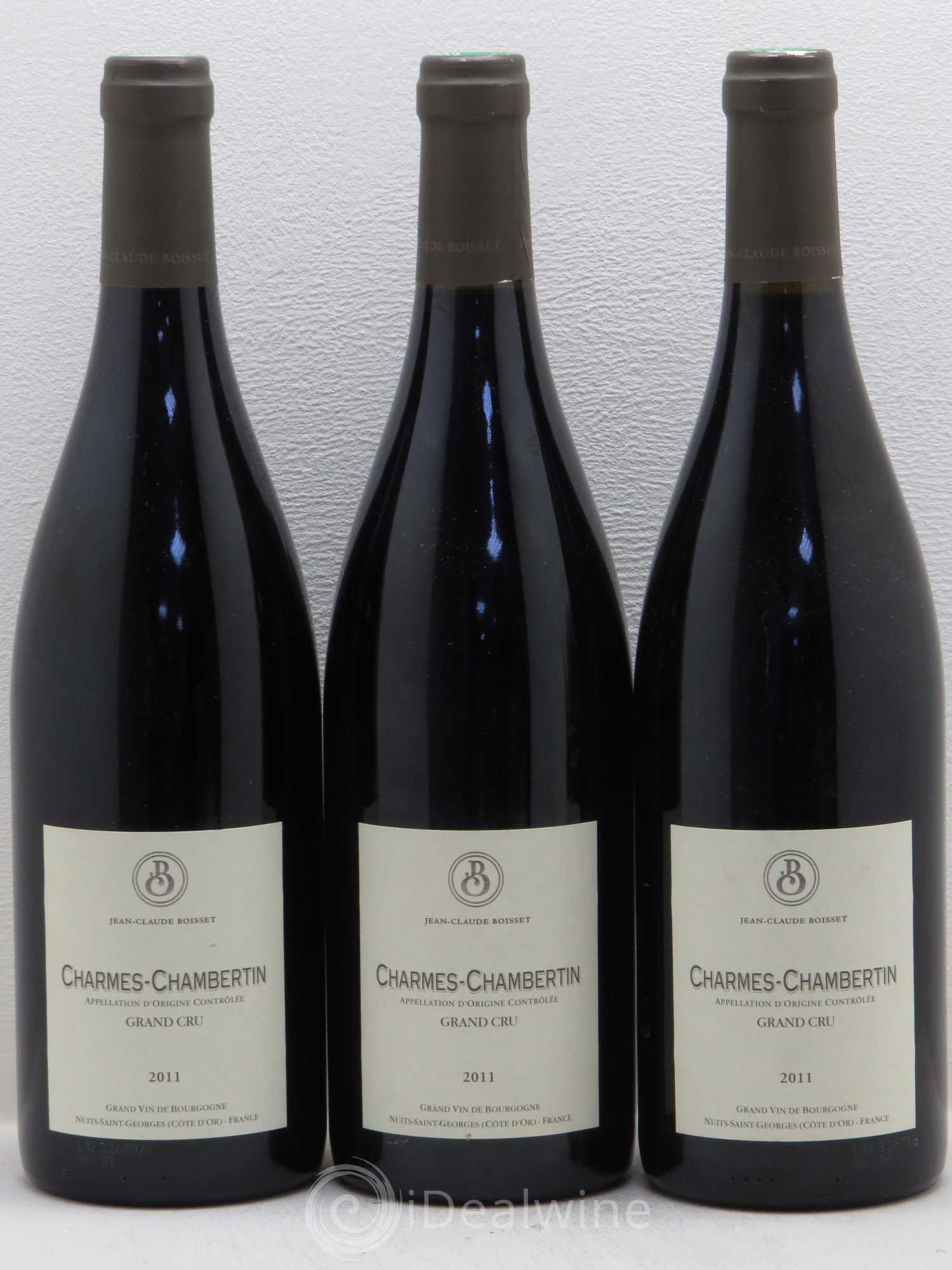 Charmes-Chambertin Grand Cru Domaine Jean Claude Boisset 2011 - Posten von 3 Flaschen - 0