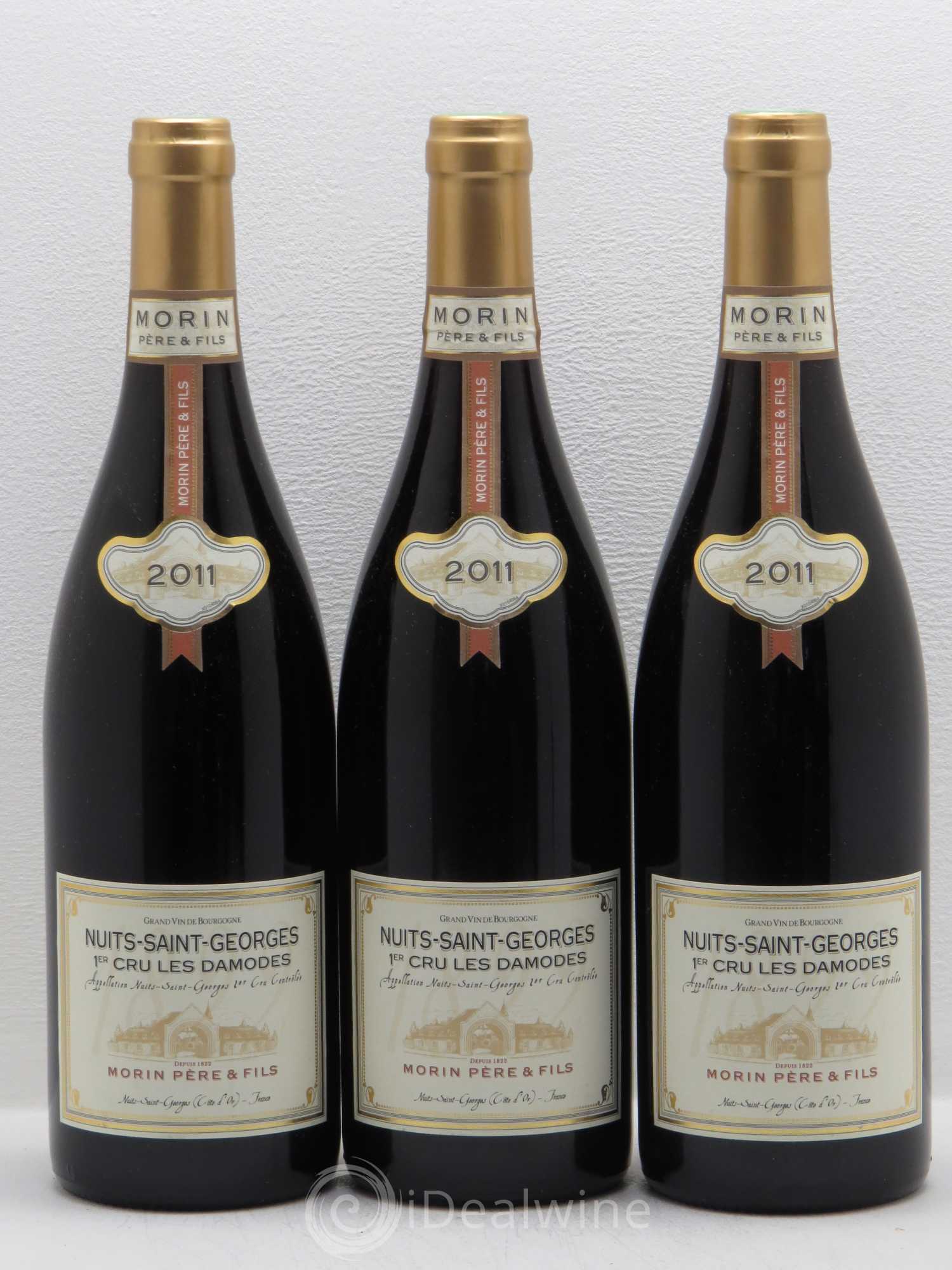 Nuits-Saint-Georges 1er Cru Les Damodes Morin 2011 - Lot de 3 bouteilles - 0