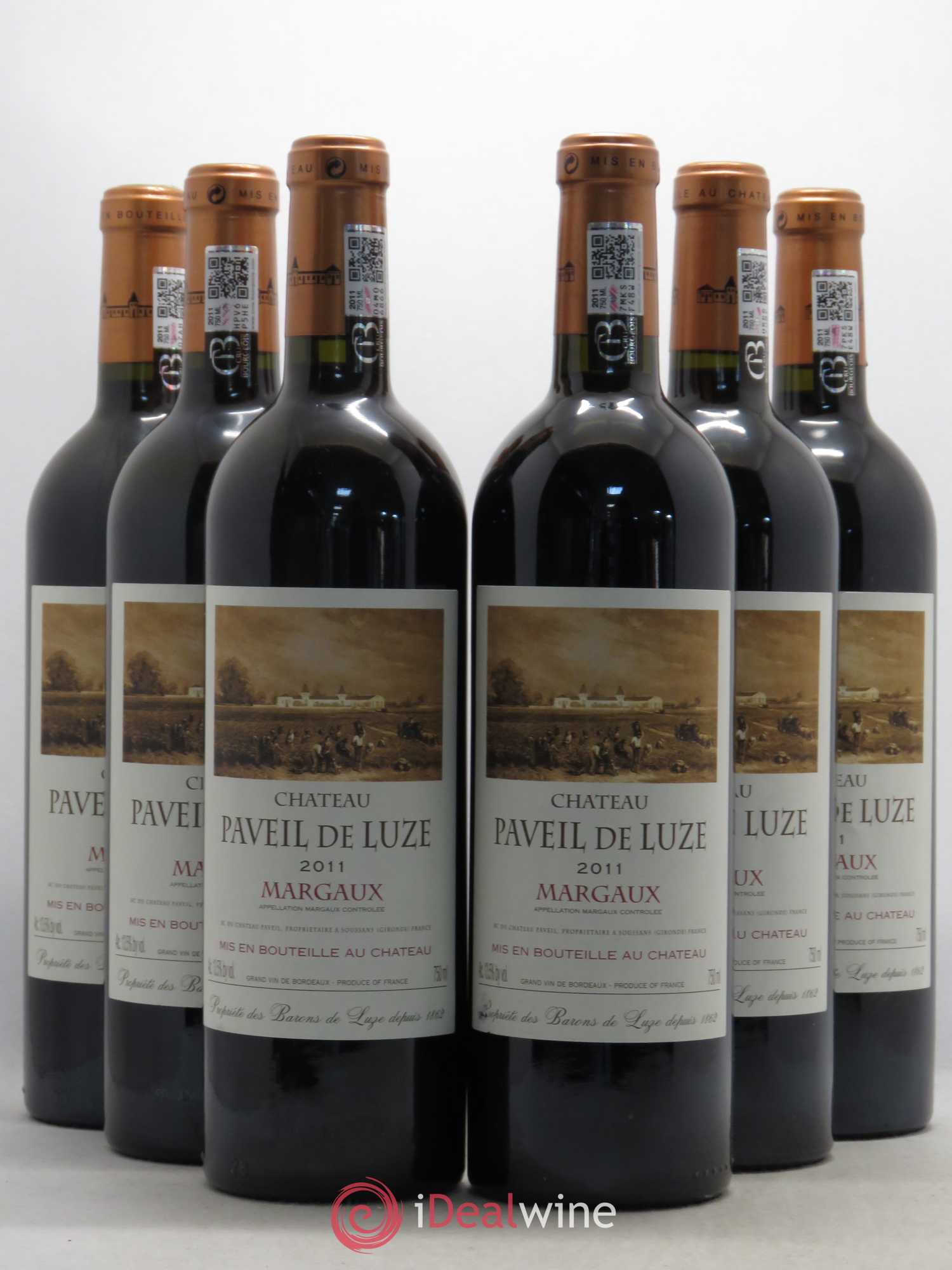 Château Paveil de Luze Cru Bourgeois 2011 - Lot de 6 bouteilles - 0