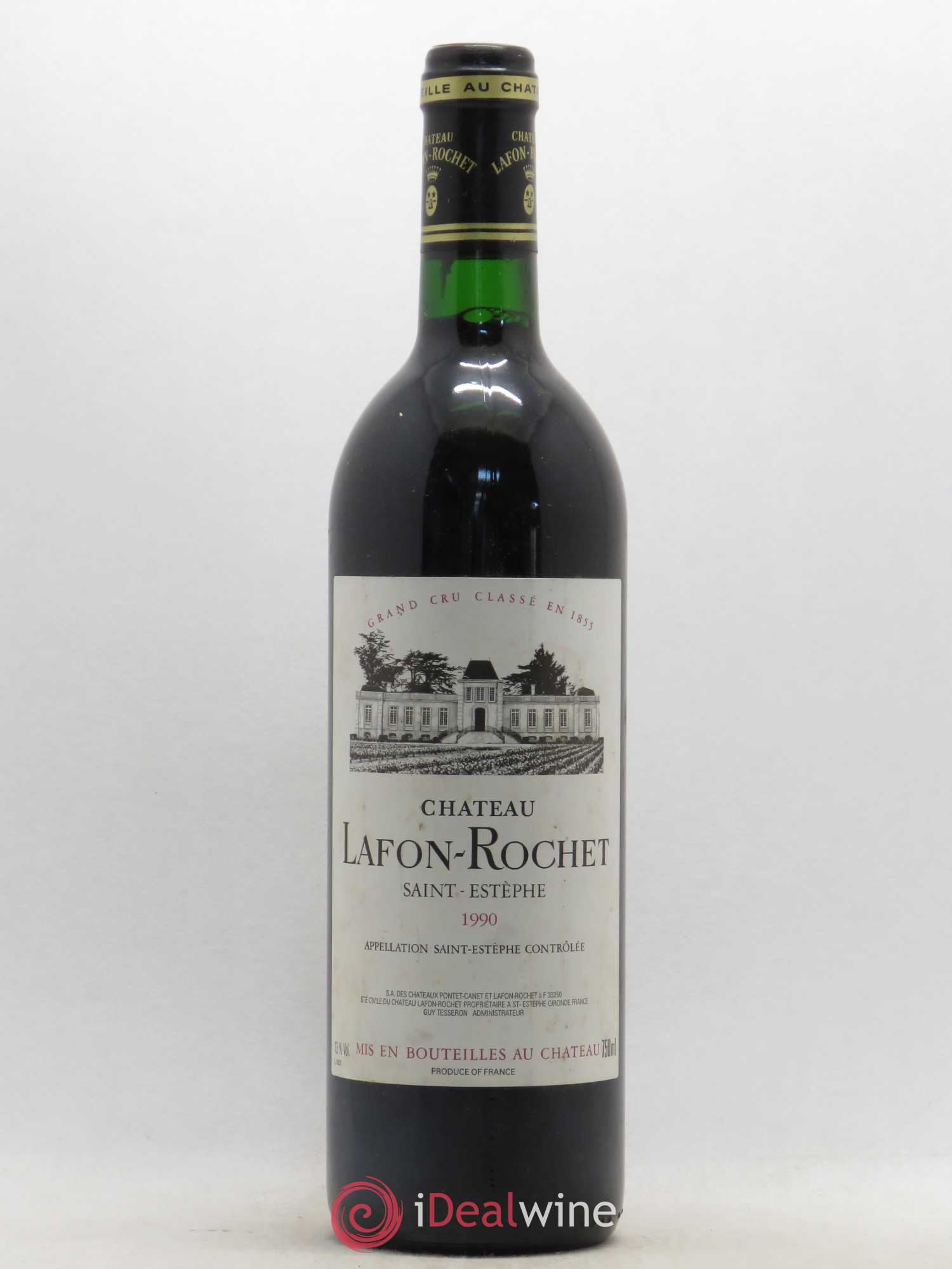 Château Lafon Rochet 4ème Grand Cru Classé 1990 - Lot de 1 bouteille - 0