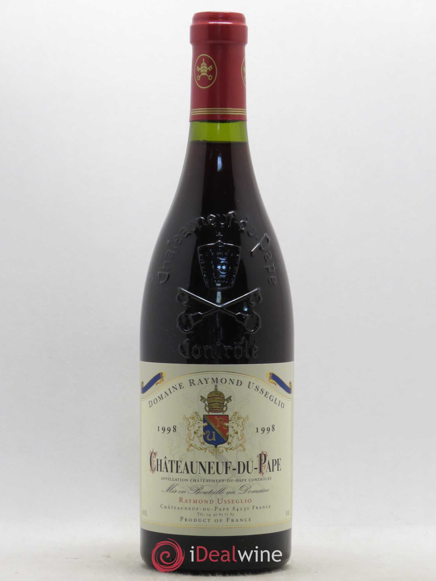 Châteauneuf-du-Pape Raymond Usseglio & Fils (Domaine) 1998 - Lot de 1 bouteille - 0