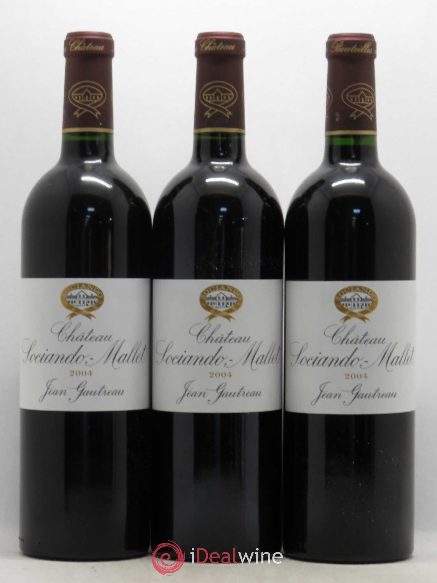 Château Sociando Mallet 2004 - Lot de 12 bouteilles - 1