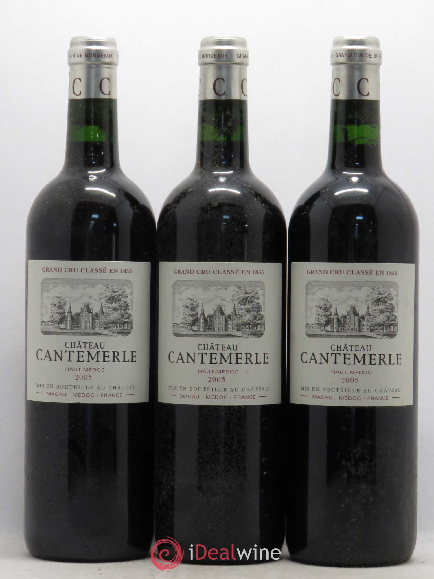 Château Cantemerle 5ème Grand Cru Classé 2005 - Lot de 6 bouteilles - 1