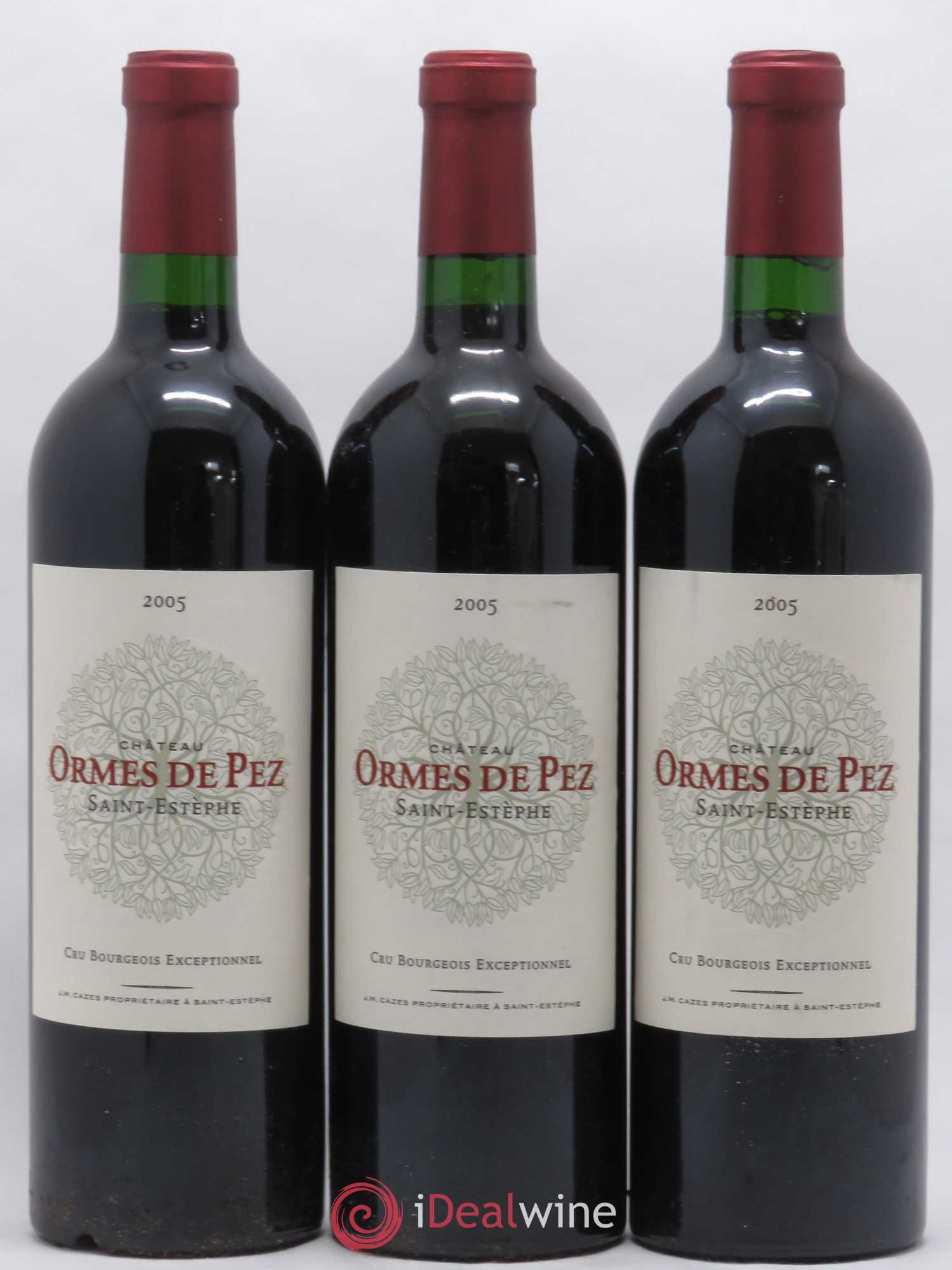 Château les Ormes de Pez 2005 - Lot de 3 bouteilles - 0