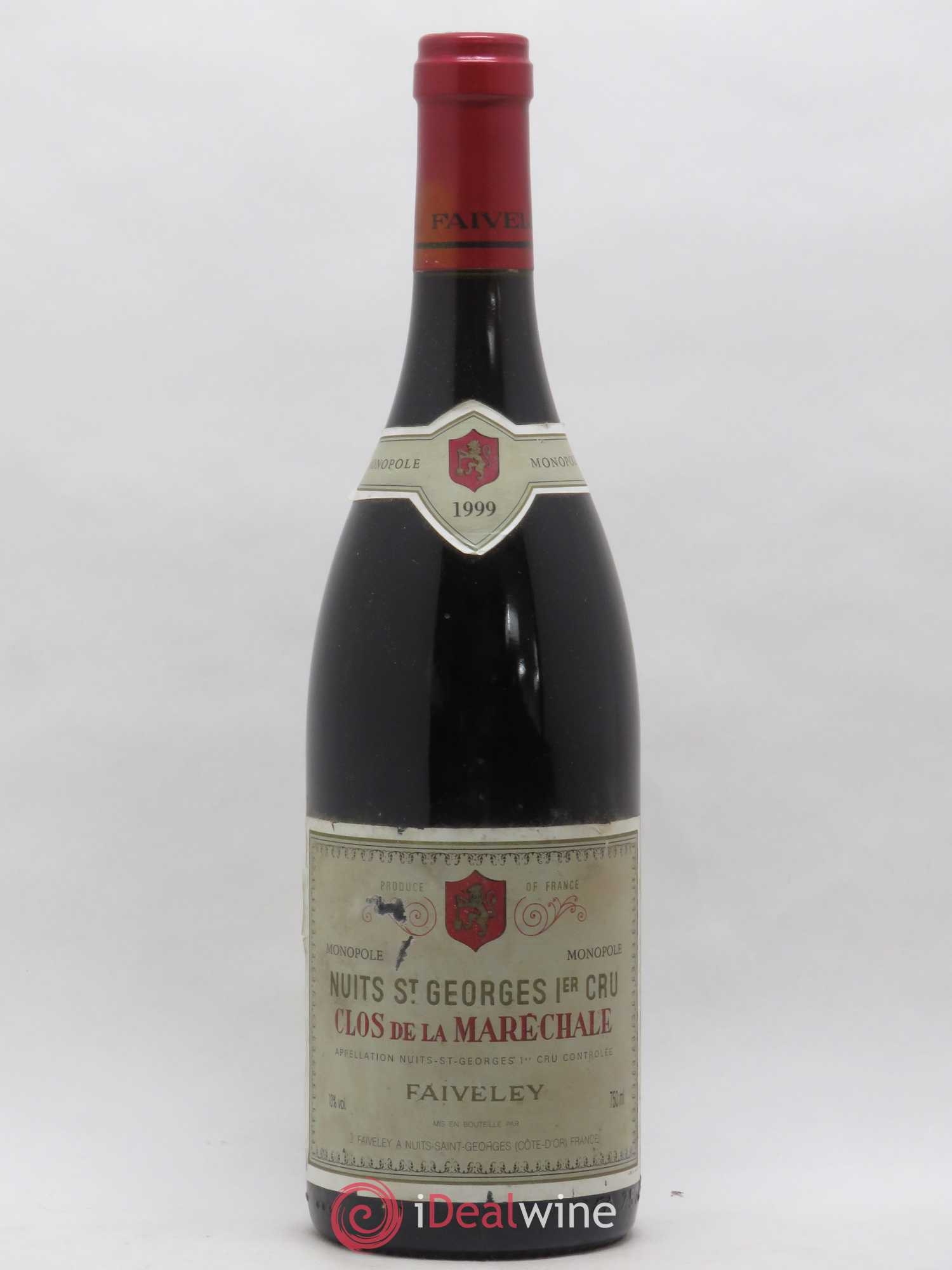 Nuits-Saint-Georges 1er Cru Clos de La Marechale Faiveley 1999 - Posten von 1 Flasche - 0
