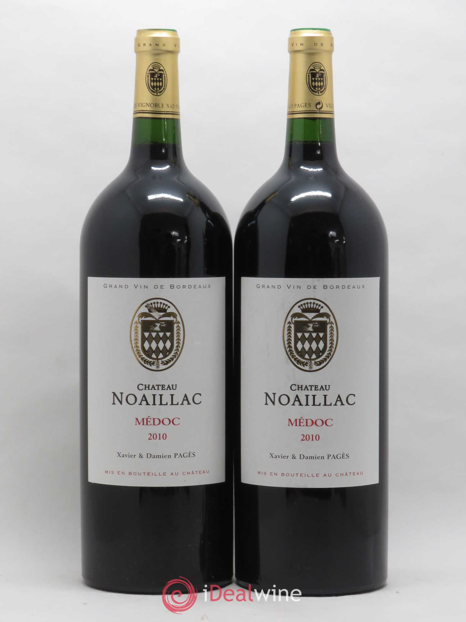 Château Noaillac Cru Bourgeois 2010 - Lot de 2 magnums - 0