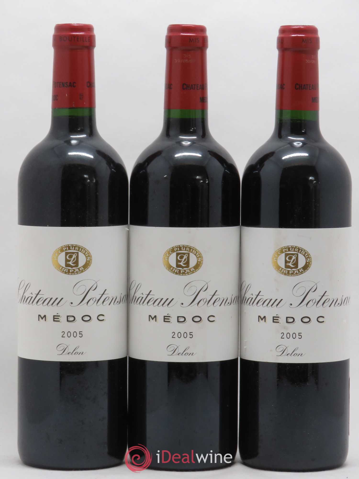 Château Potensac 2005 - Lot de 3 bouteilles - 0