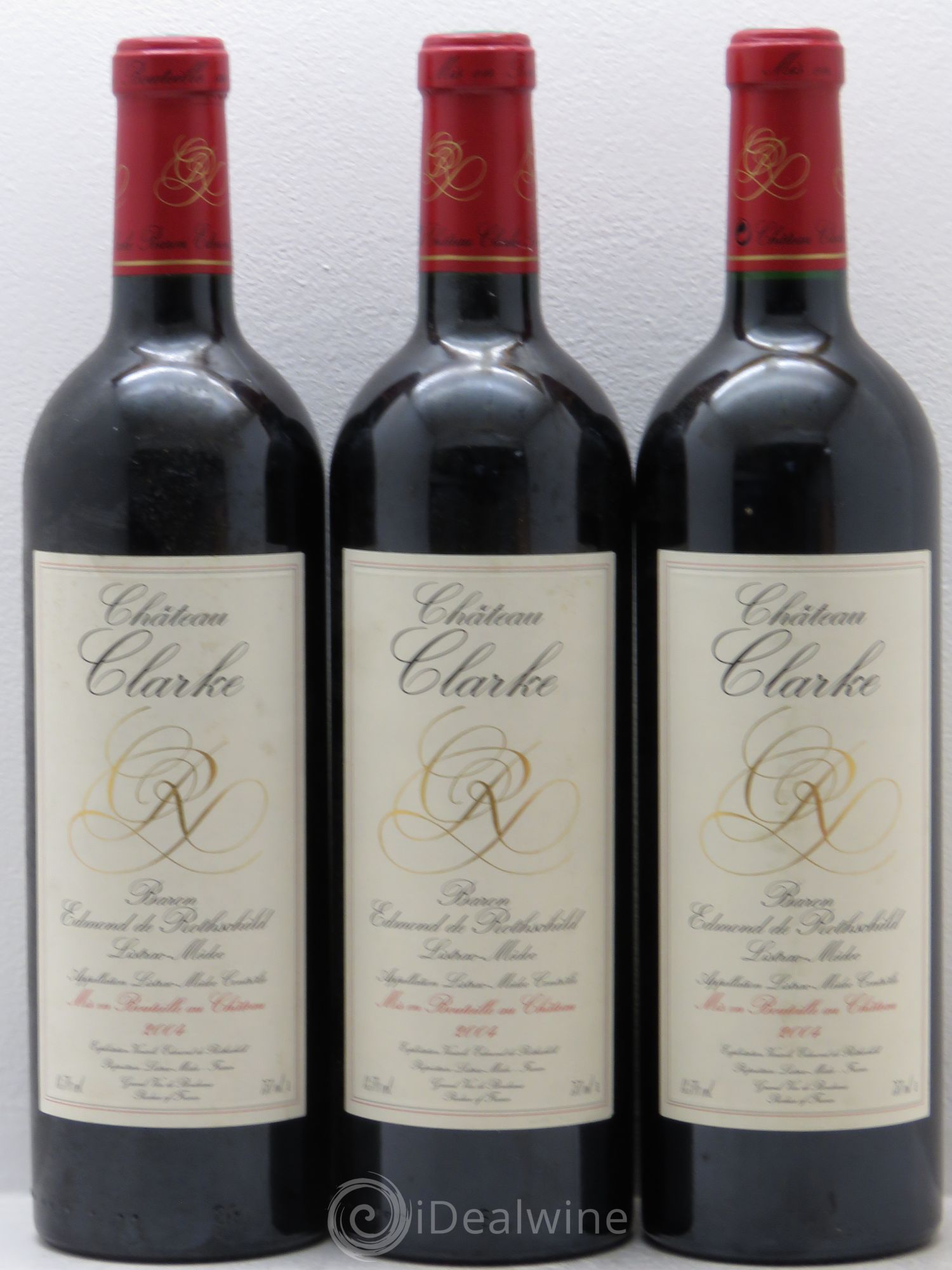 Château Clarke 2004 - Lot de 3 bouteilles - 0