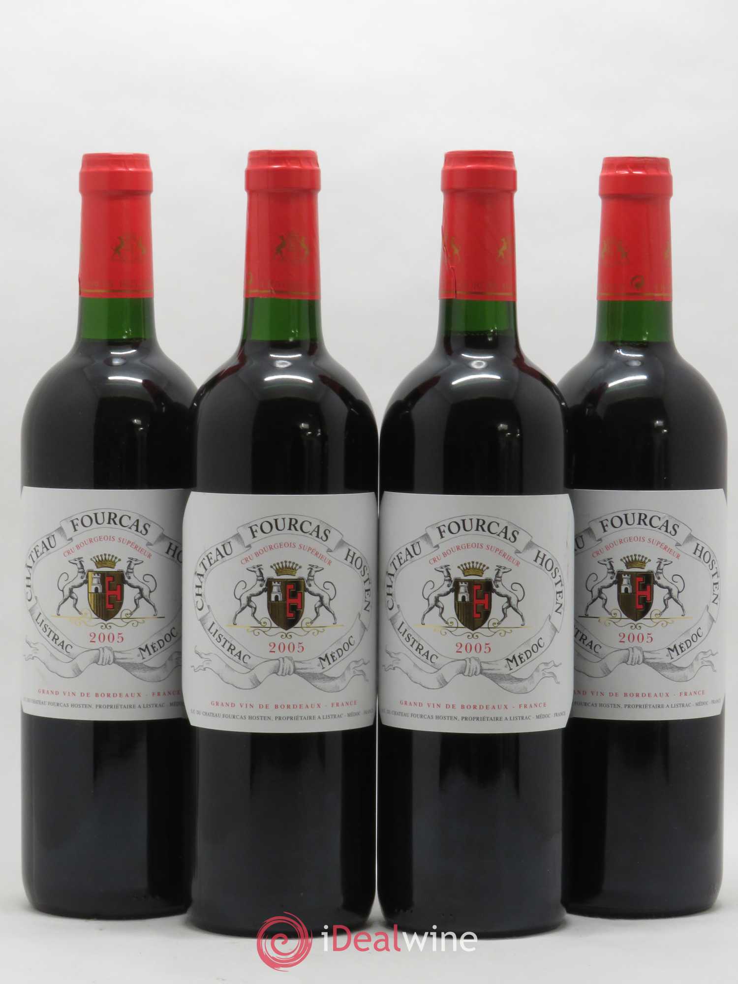 Château Fourcas Hosten Cru Bourgeois 2005 - Lot de 4 bouteilles - 0