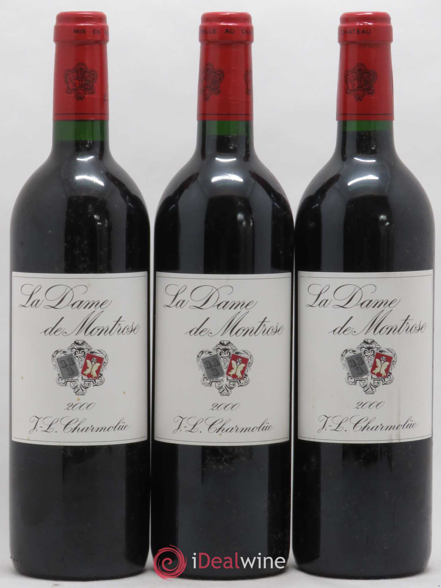 La Dame de Montrose Second Vin 2000 - Lot de 3 bouteilles - 0