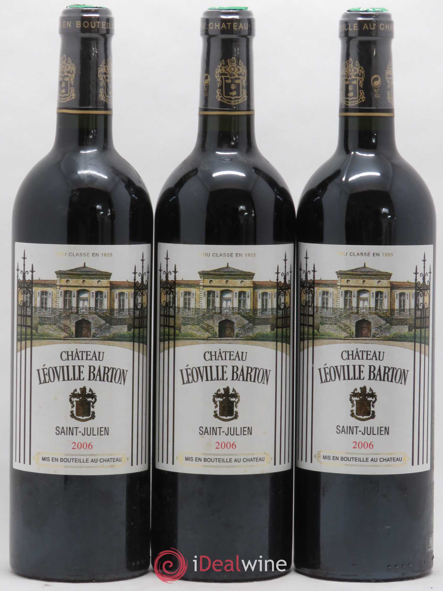 Château Léoville Barton 2ème Grand Cru Classé 2006 - Lot de 3 bouteilles - 0