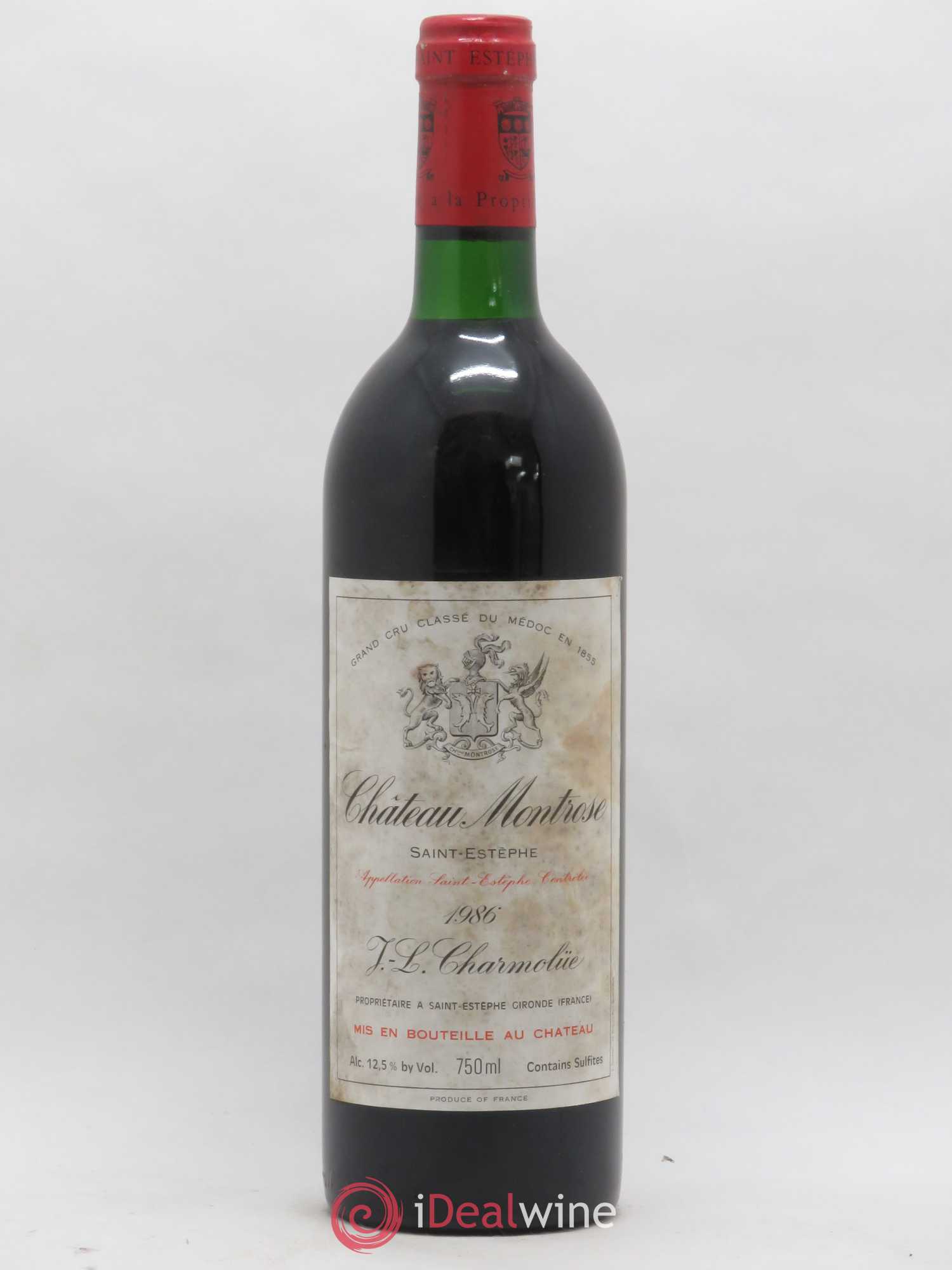 Château Montrose 2ème Grand Cru Classé 1986 - Lot de 1 bouteille - 0