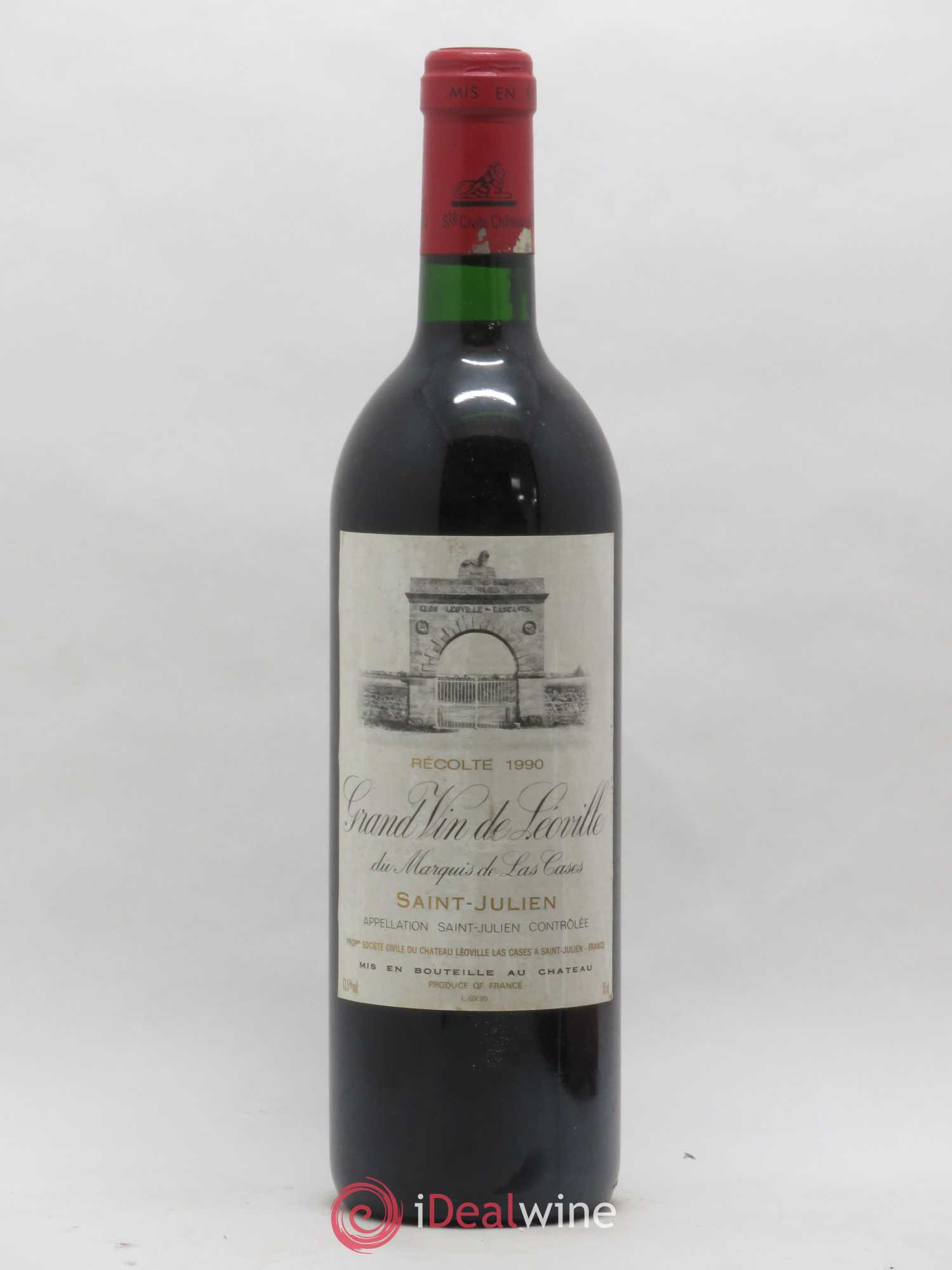 Château Léoville Las Cases 2ème Grand Cru Classé 1990 - Lot de 1 bouteille - 0