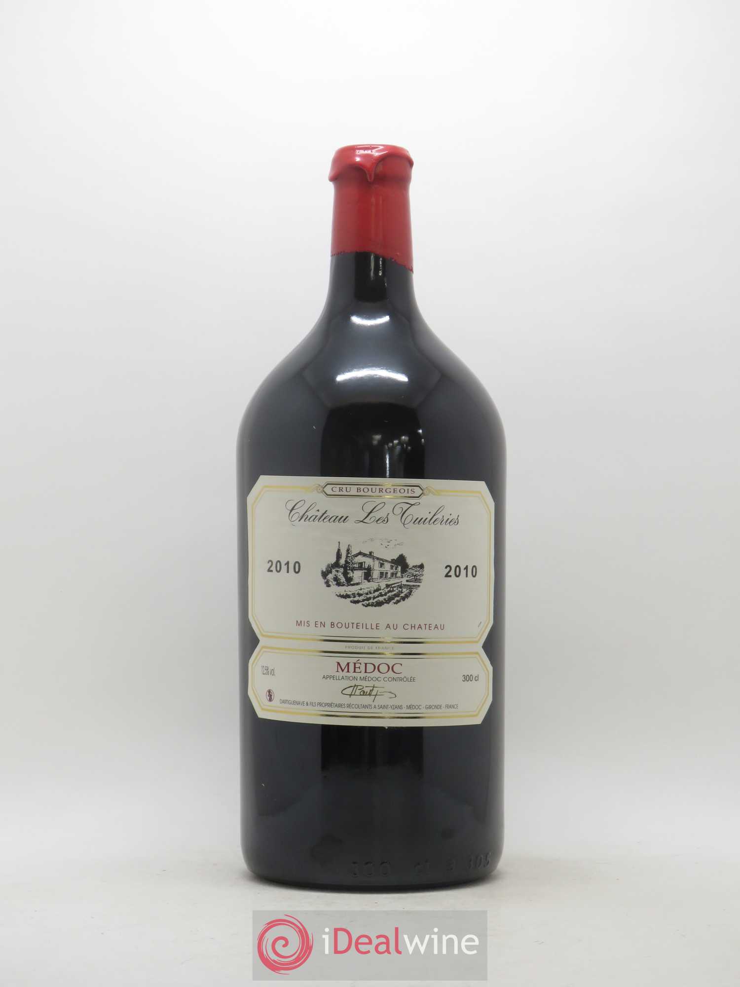 Château les Tuileries Cru Bourgeois 2010 - Lot de 1 double magnum - 1