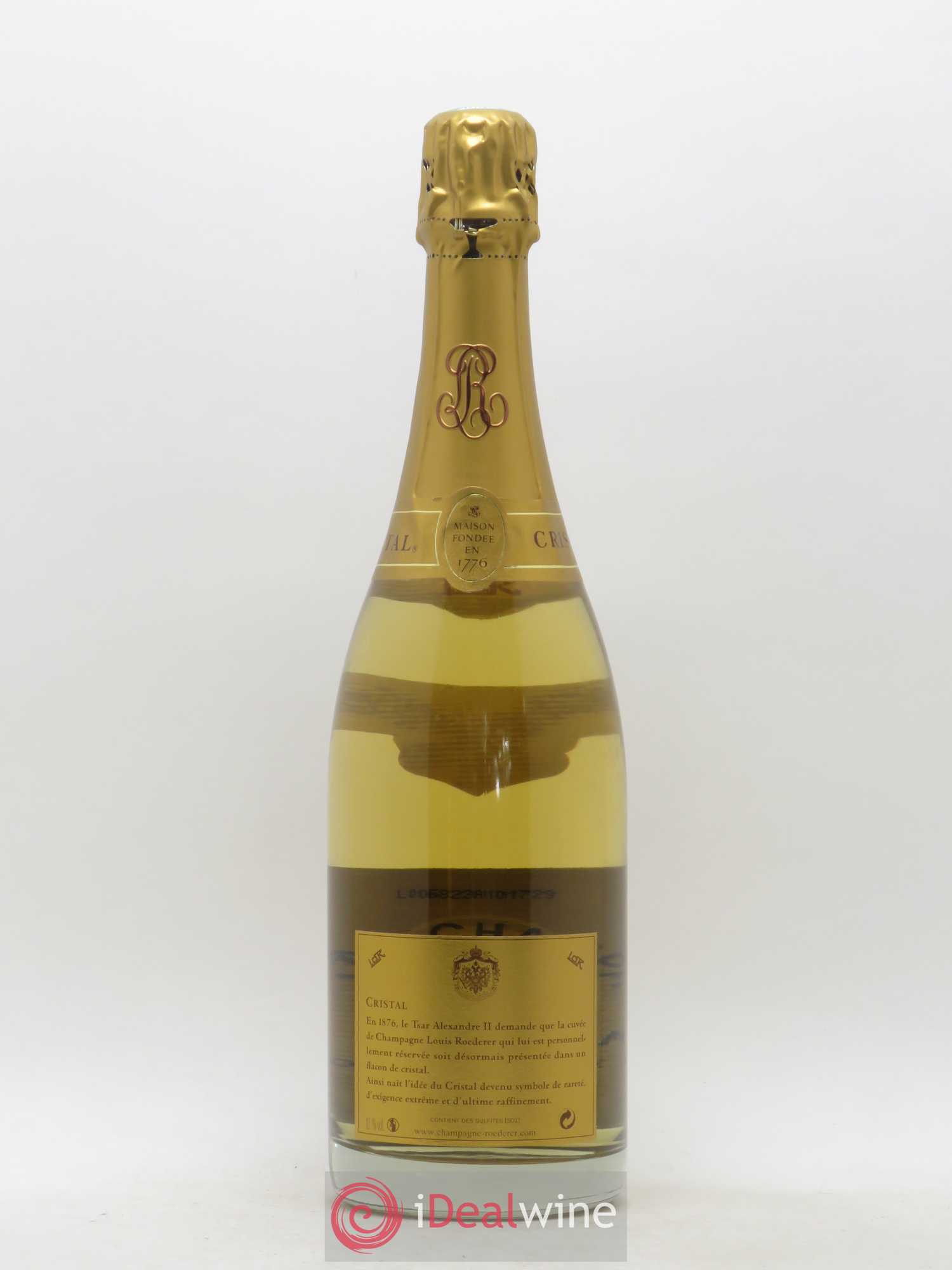 Cristal Louis Roederer 2002 - Lot de 1 bouteille - 1